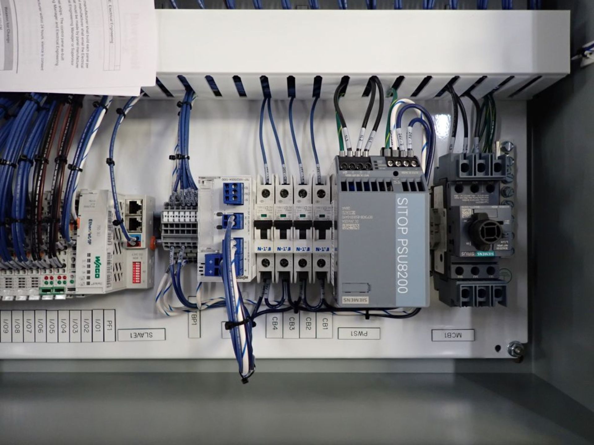 Hoffman Nvent Industrial Control Panel Enclosure with Contents - Image 7 of 9