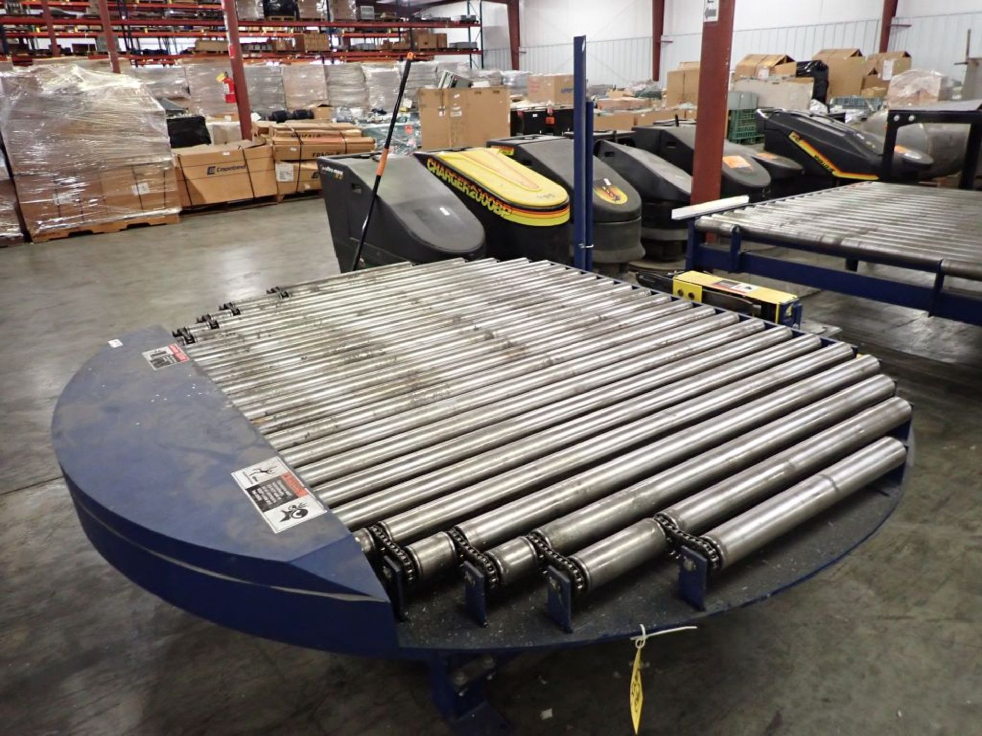 Lantech Pallet Wrapping System with Infeed and Outfeed Conveyor - Image 91 of 99