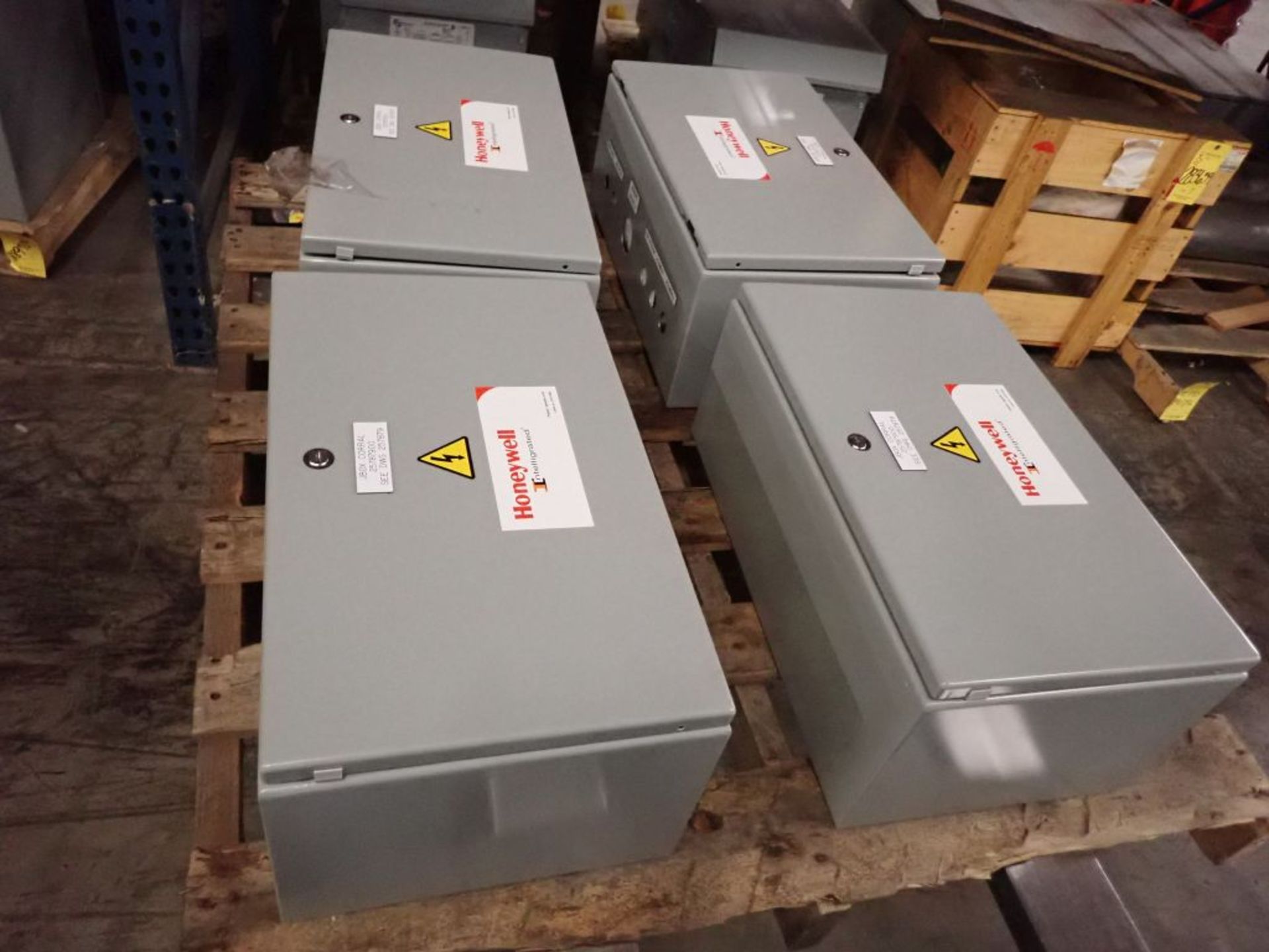 Lot of (4) Hoffman Nvent Industrial Control Panel Enclosures with Contents - Image 2 of 8