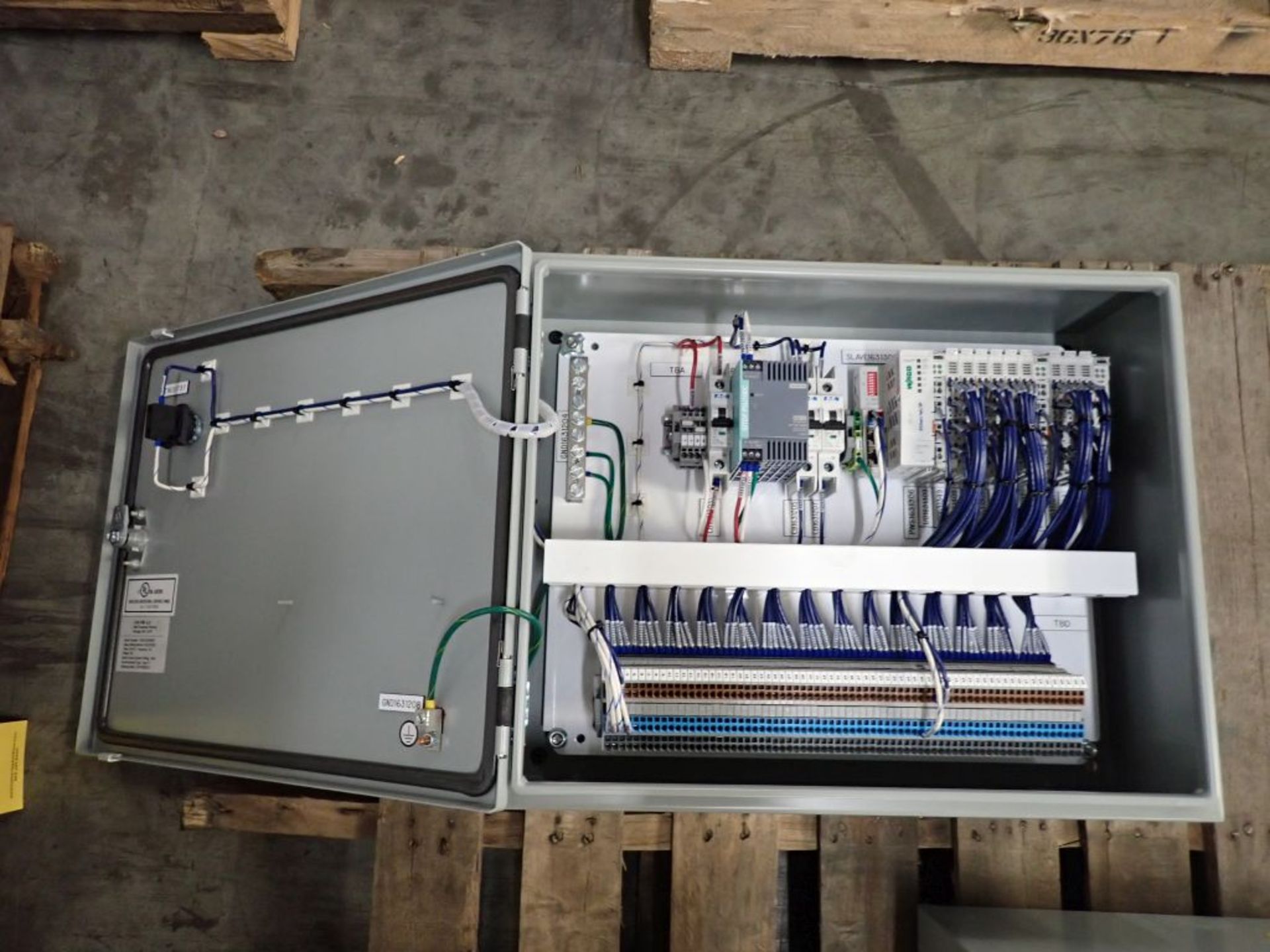 Lot of (2) Hoffman Nvent Industrial Control Panel Enclosure with Contents - Image 5 of 15