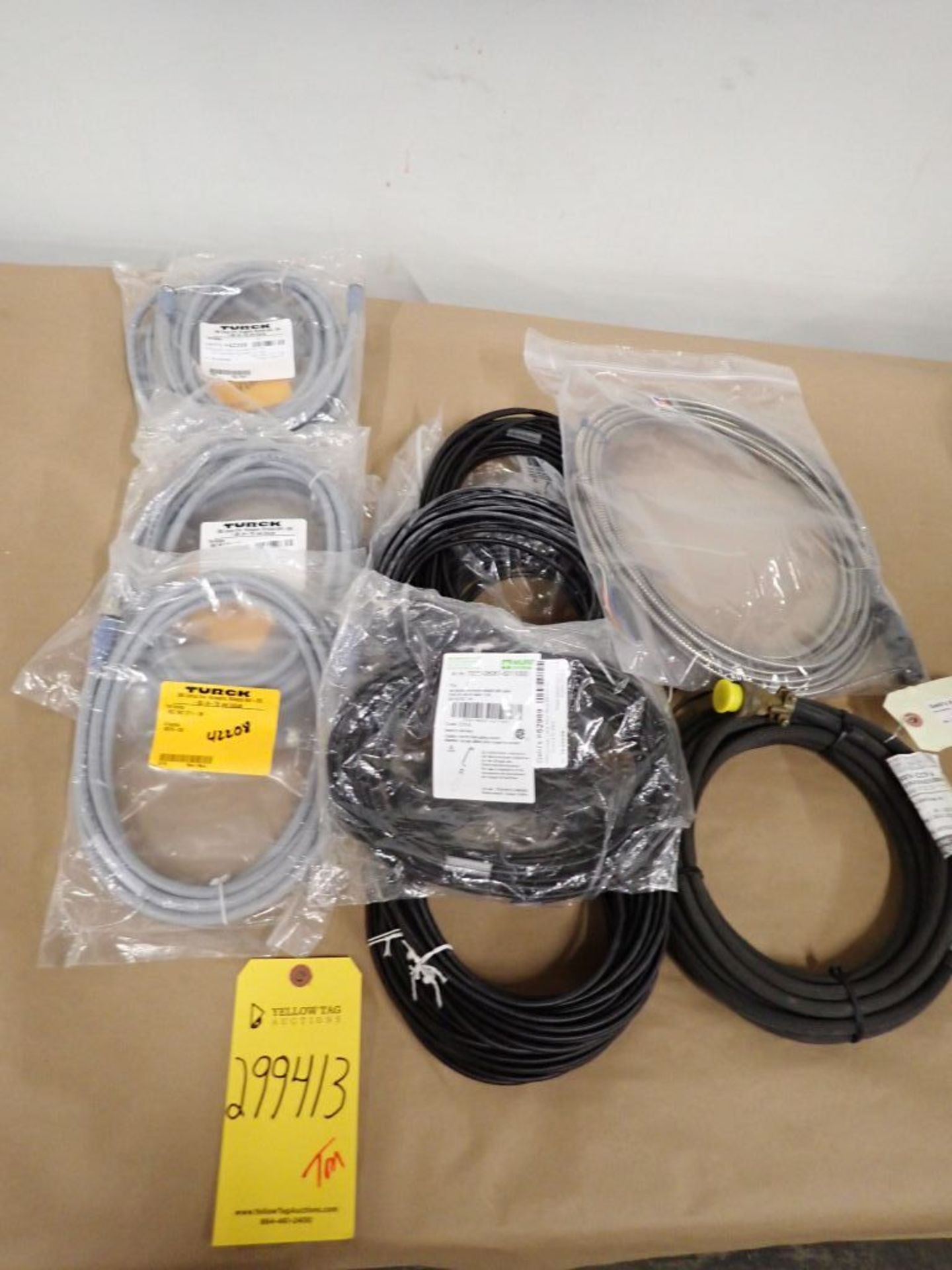Lot of Assorted Cordsets with Valve Cable Assembly