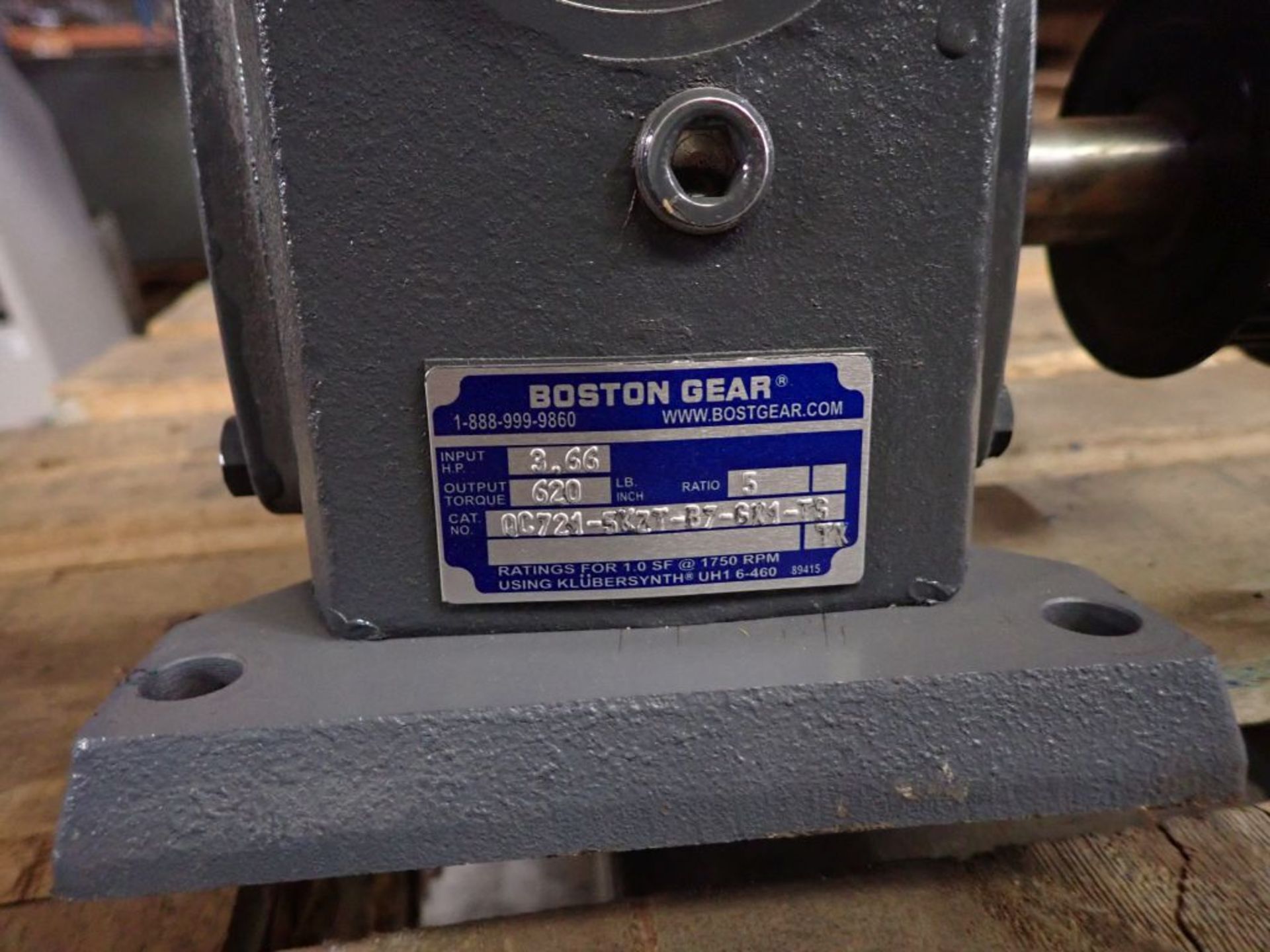Lot of (2) Baldor Motors with Boston Gear - Image 4 of 14