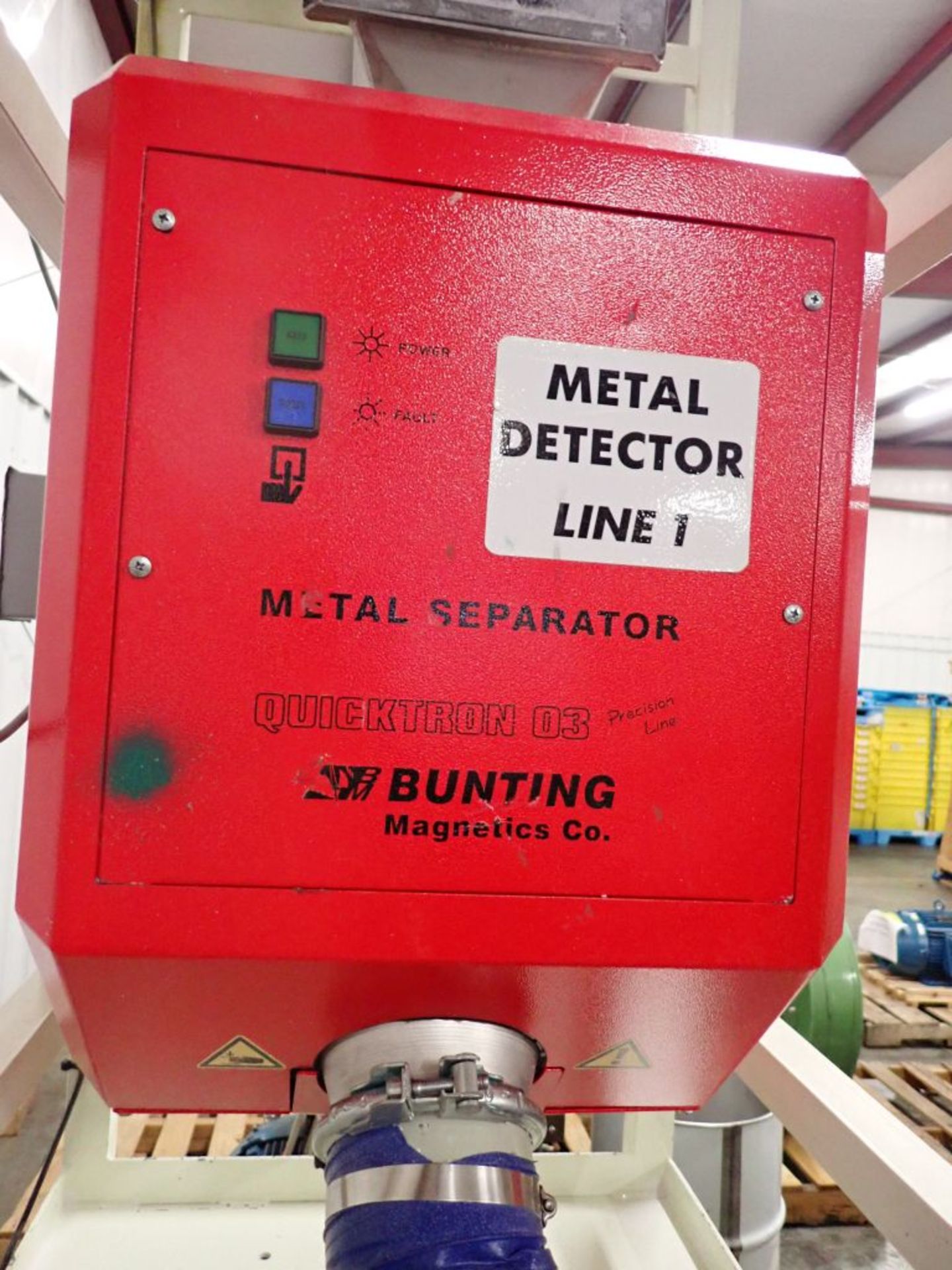 Bunting Metal Detector Line with Hopper - Image 4 of 8