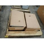 Lot of (2) Hoffman Nvent Industrial Control Panel Enclosures with Contents