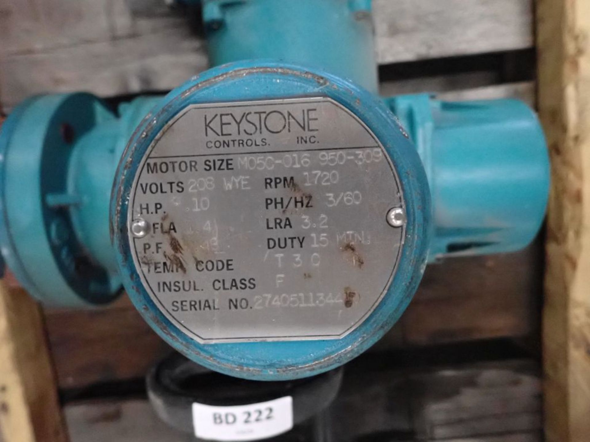 Lot of (2) Keystone Mechanical Valve Actuators - Image 6 of 12