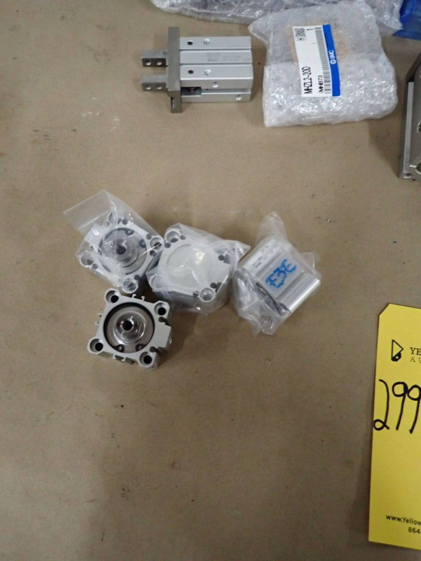 Lot of Assorted SMC Parallel Grippers with Cylinders - Image 3 of 5