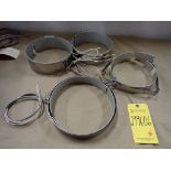 Lot of (4) Assorted Band Heaters for Injection Moldings