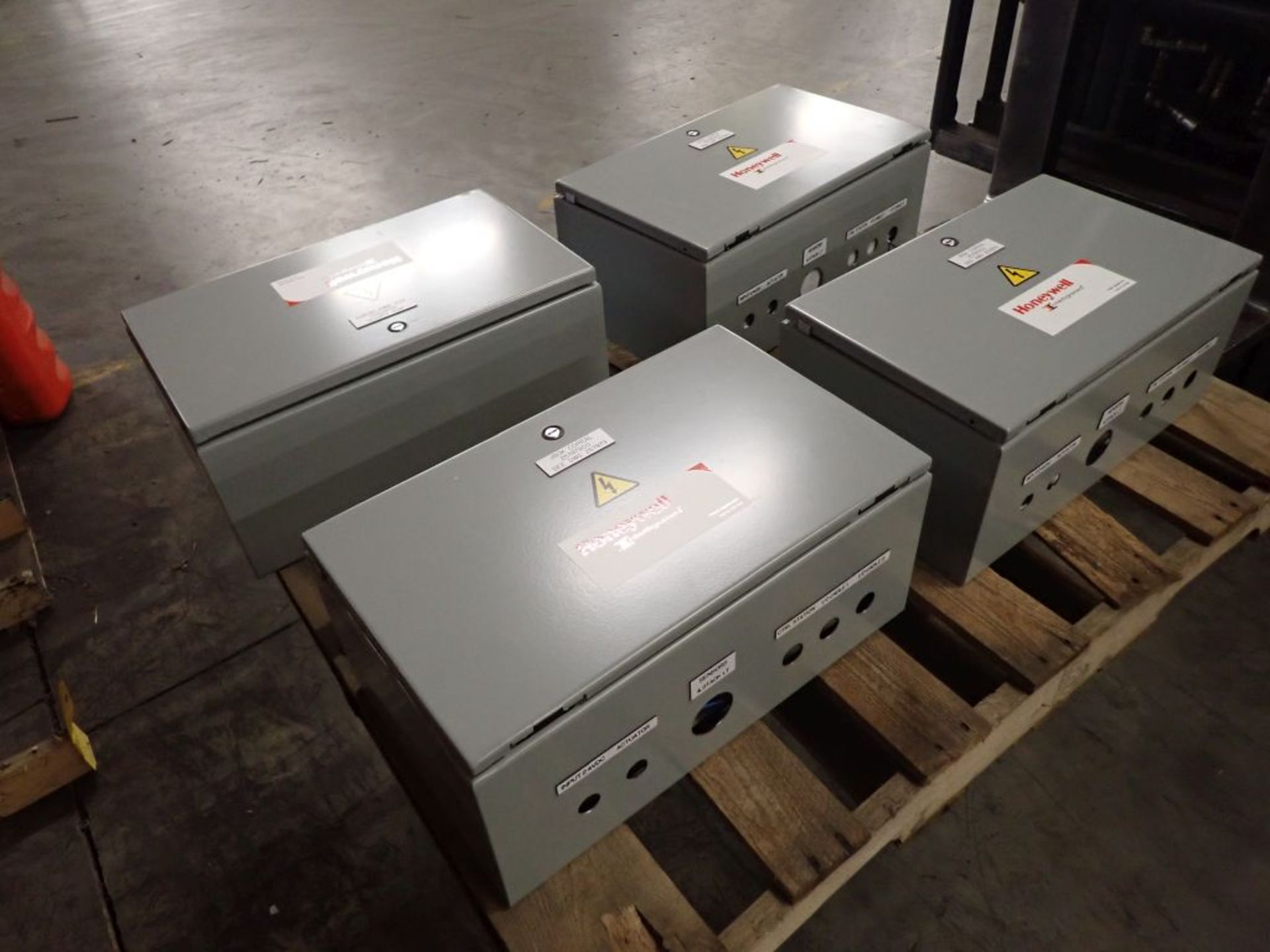 Lot of (4) Hoffman Nvent Industrial Control Panel Enclosures with Contents - Image 3 of 9