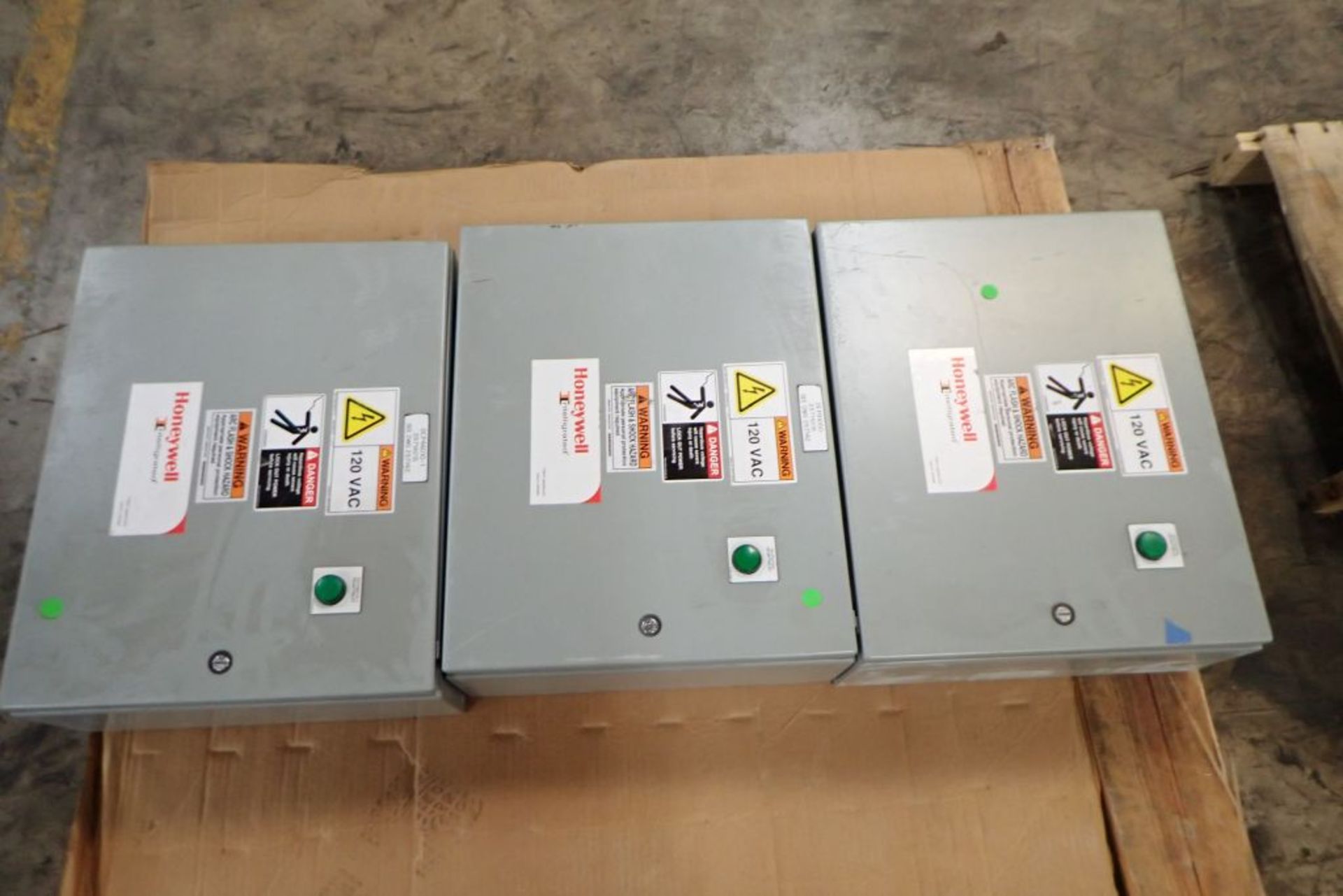 Lot of (3) Hoffman Nvent Industrial Control Panel Enclosures with Contents - Image 2 of 9