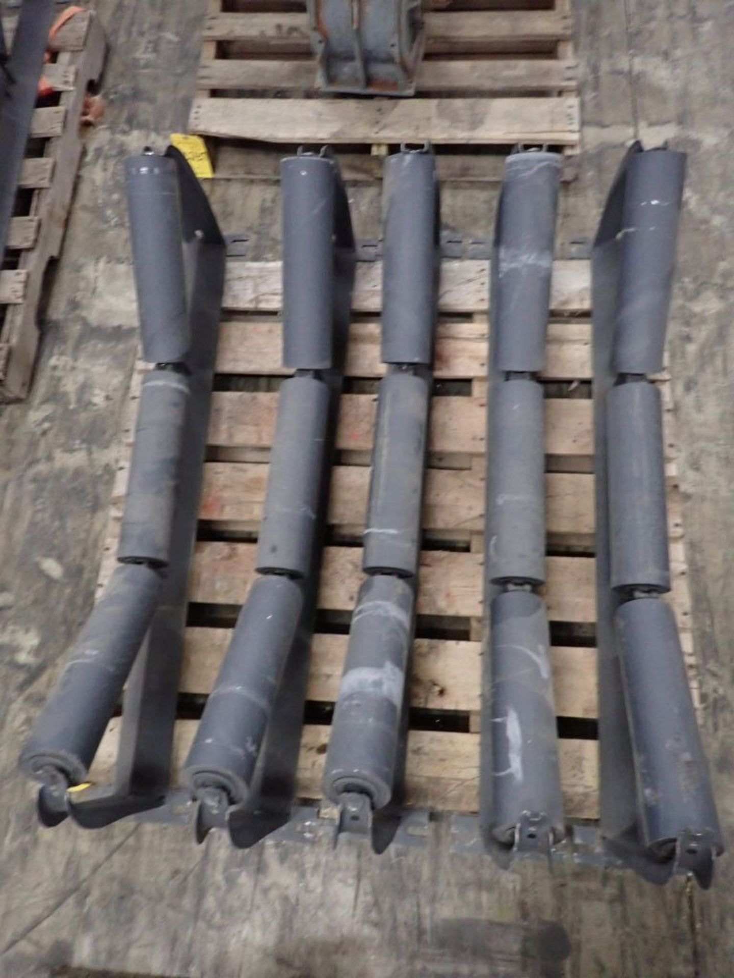 Lot of (5) Precision Pulley Idler Trougher Conveyor Idler Rollers - Image 4 of 10