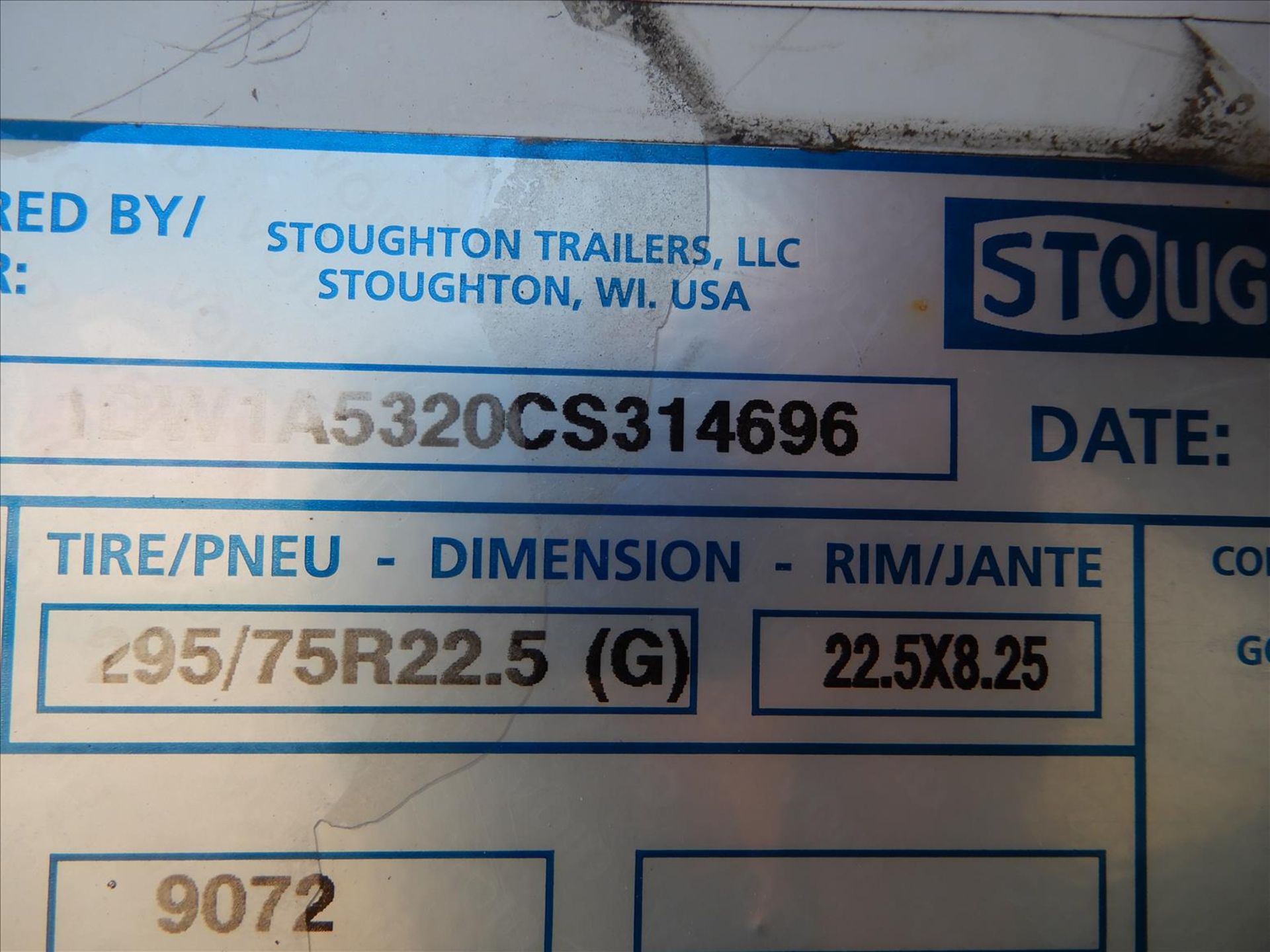 2012 Stoughton Trailer - Located in Indianapolis, IN - Image 30 of 31