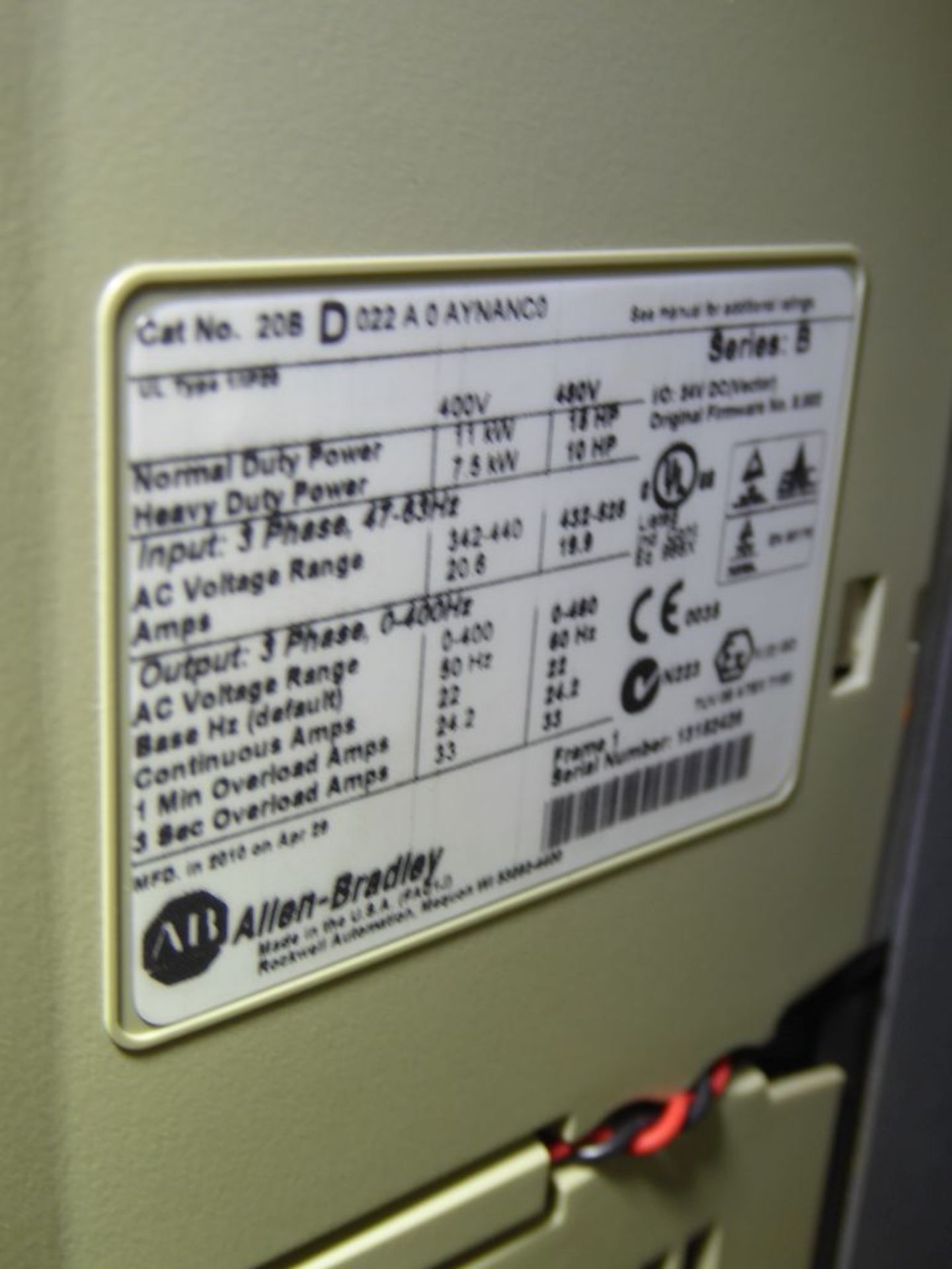 Control Panel with (2) Allen Bradley Powerflex 700 Drives - Image 9 of 11