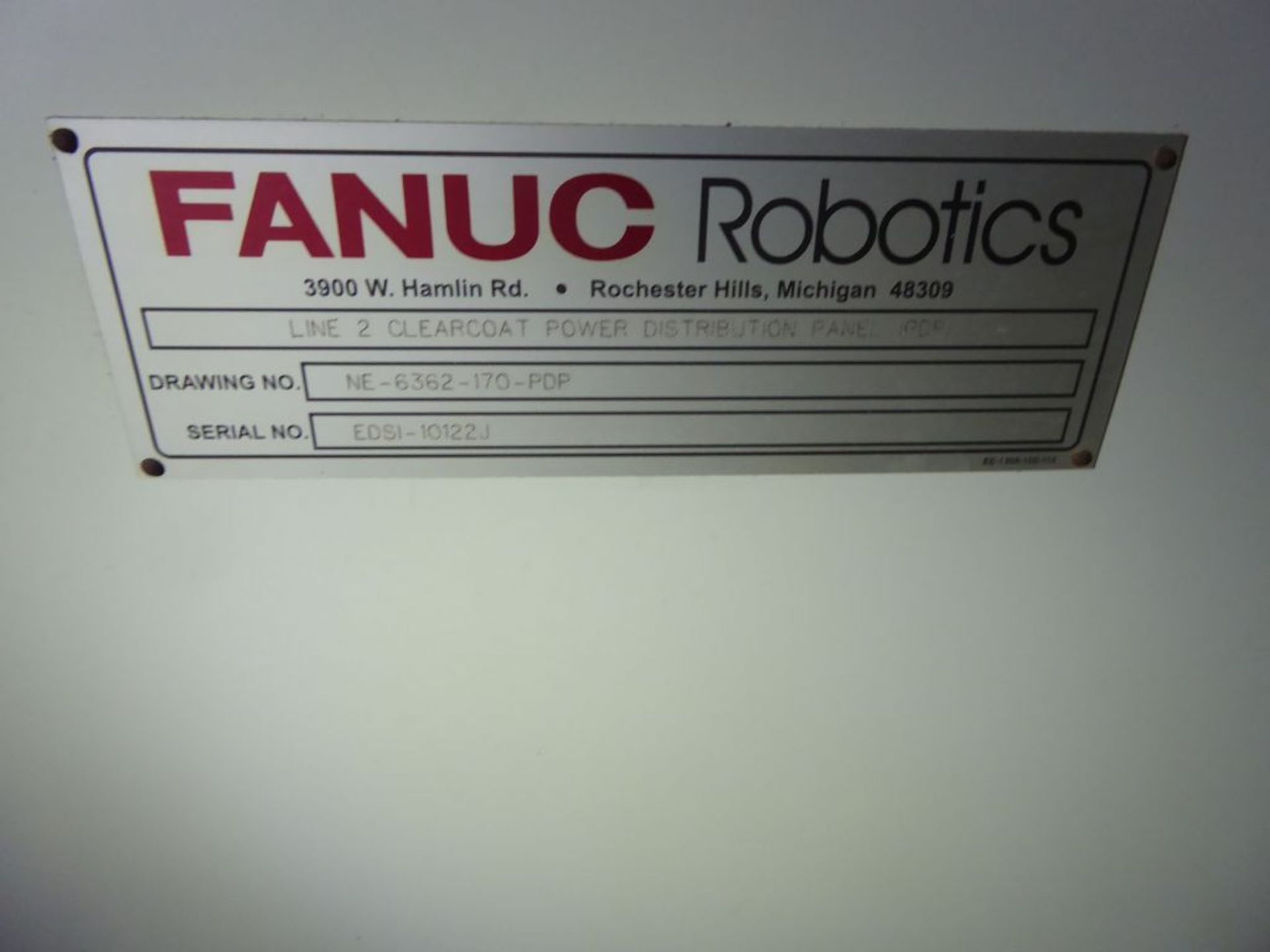 Fanuc Robot Power Distrbution Panel - Image 4 of 5