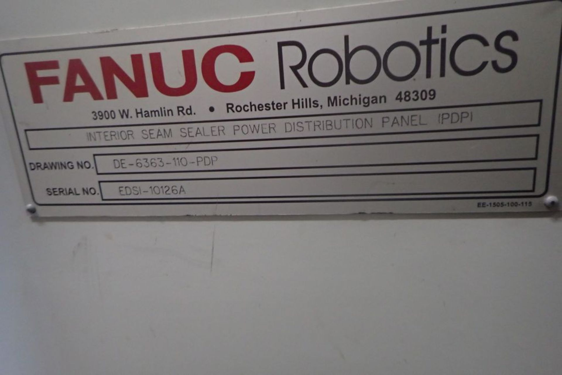 Fanuc Robotics Power Distribution Panel - Image 8 of 20
