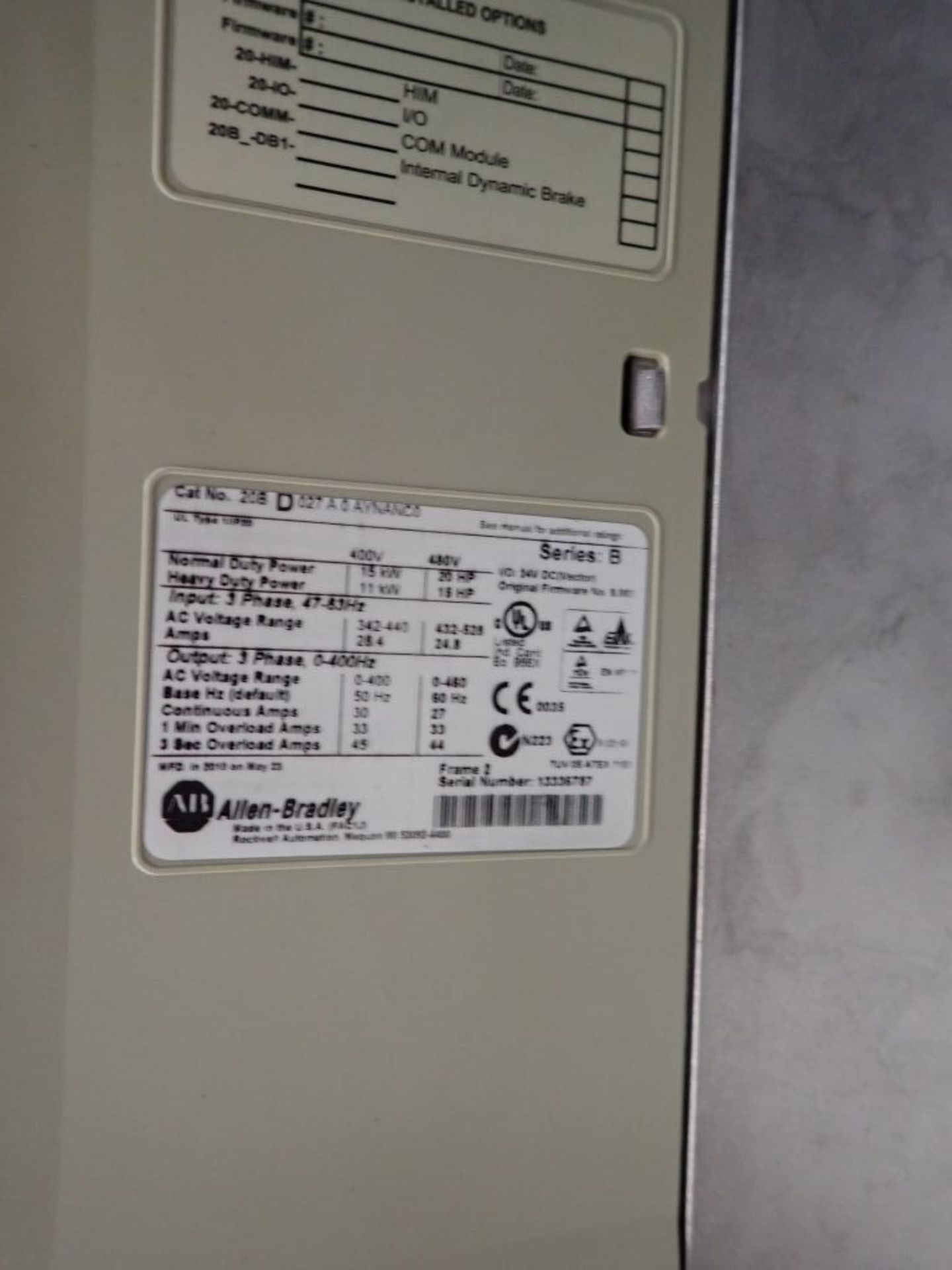 Allen-Bradley Powerflex 700 Drive Panel - Image 13 of 13