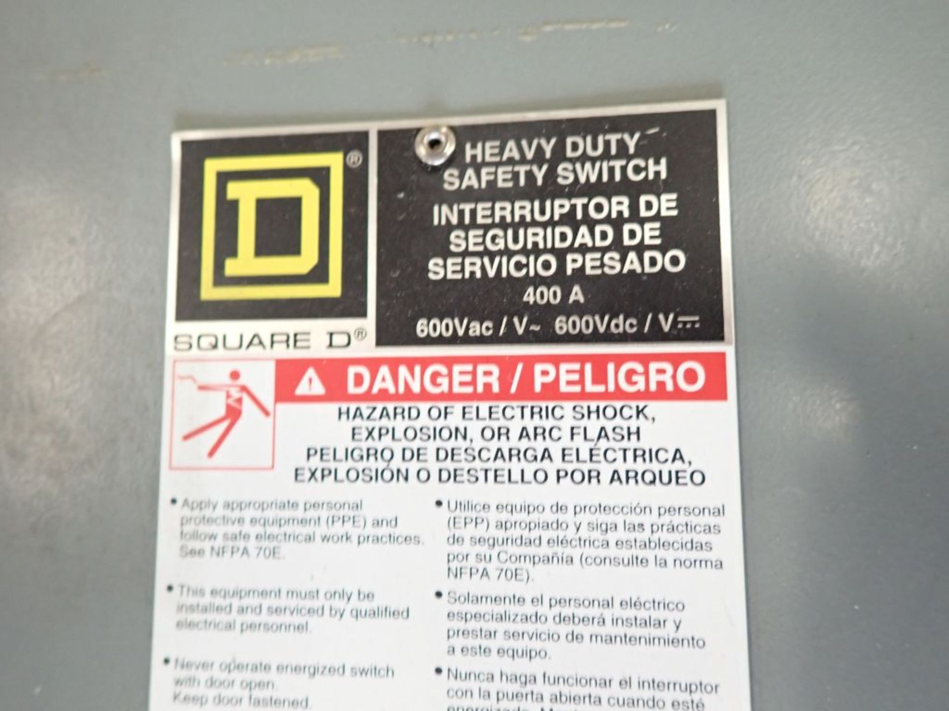 Square D Heavy Duty Safety Switch - Image 6 of 7