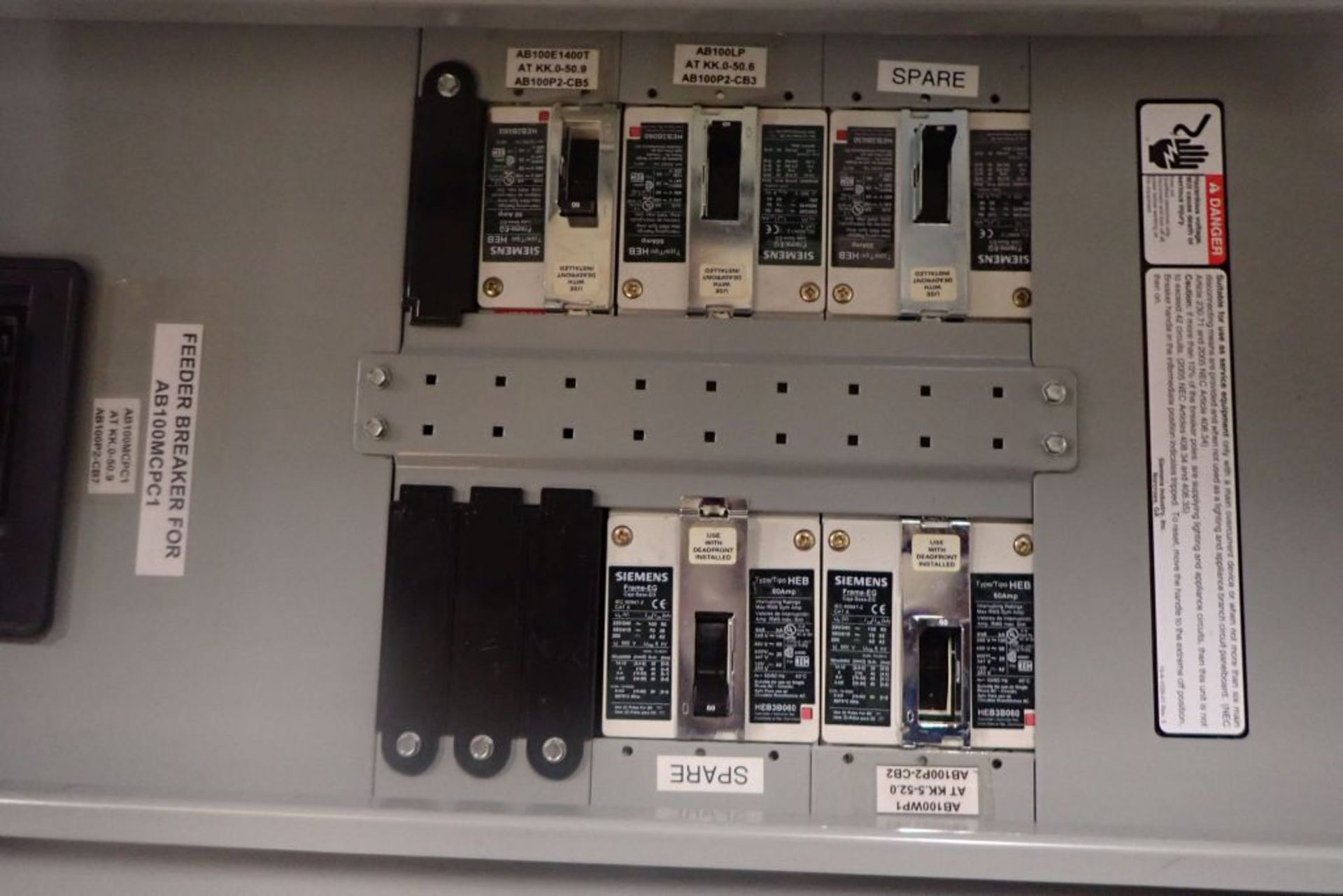 Siemens 480V Panel - Image 11 of 14