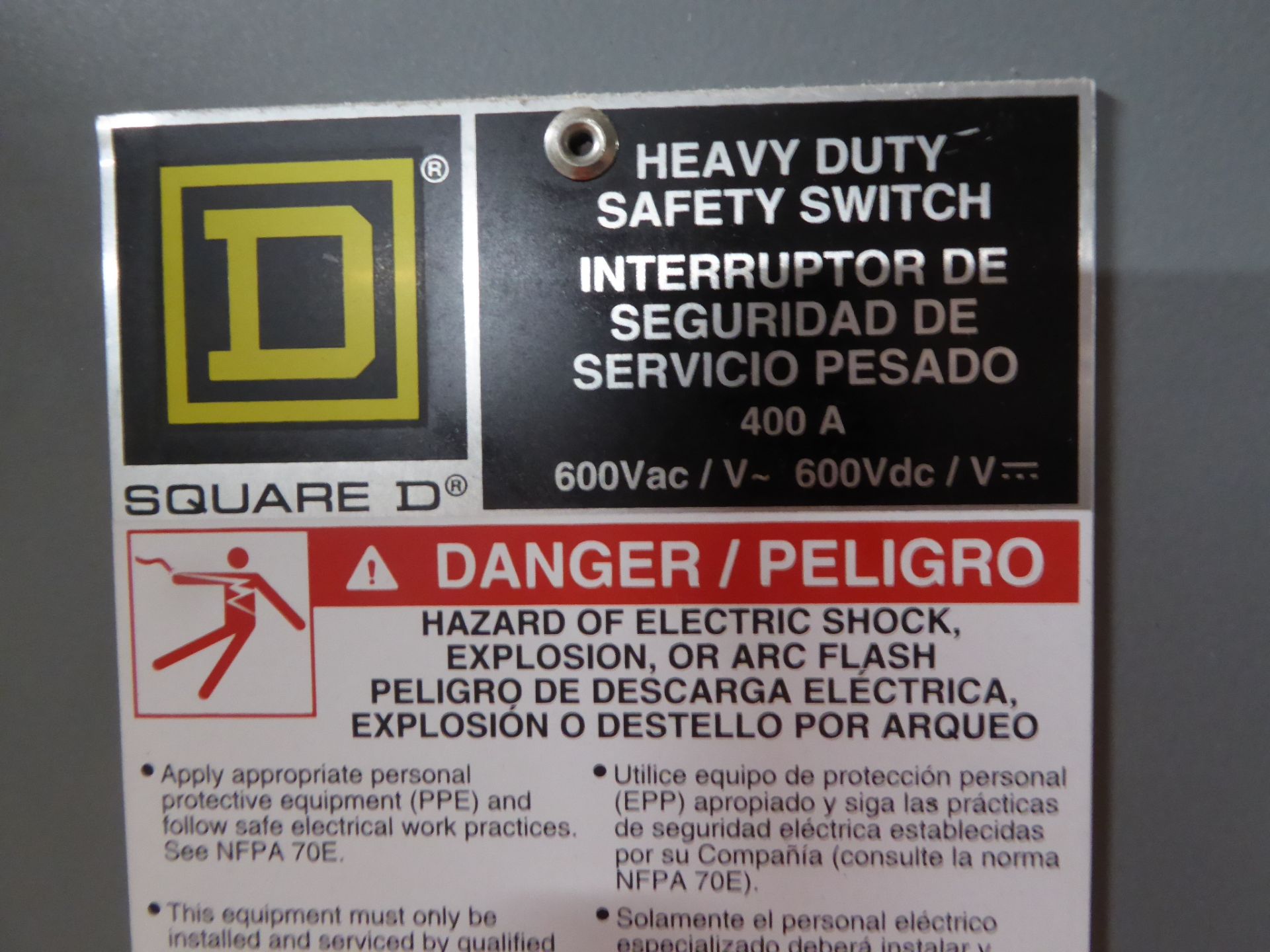 Square D Heavy Duty Safety Switch - Image 2 of 7