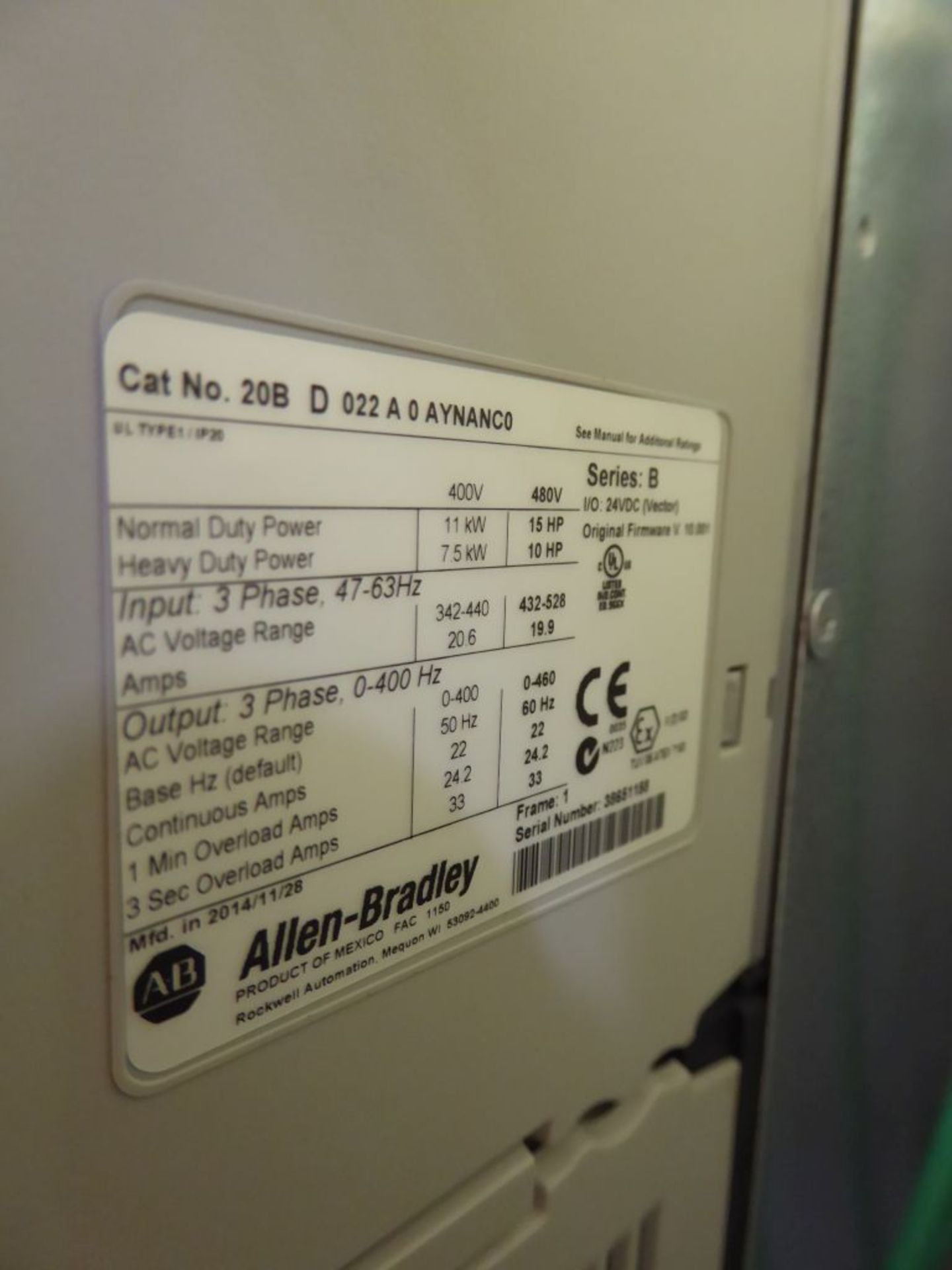 Control Panel with (2) Allen Bradley Powerflex 700 Drives - Image 12 of 25