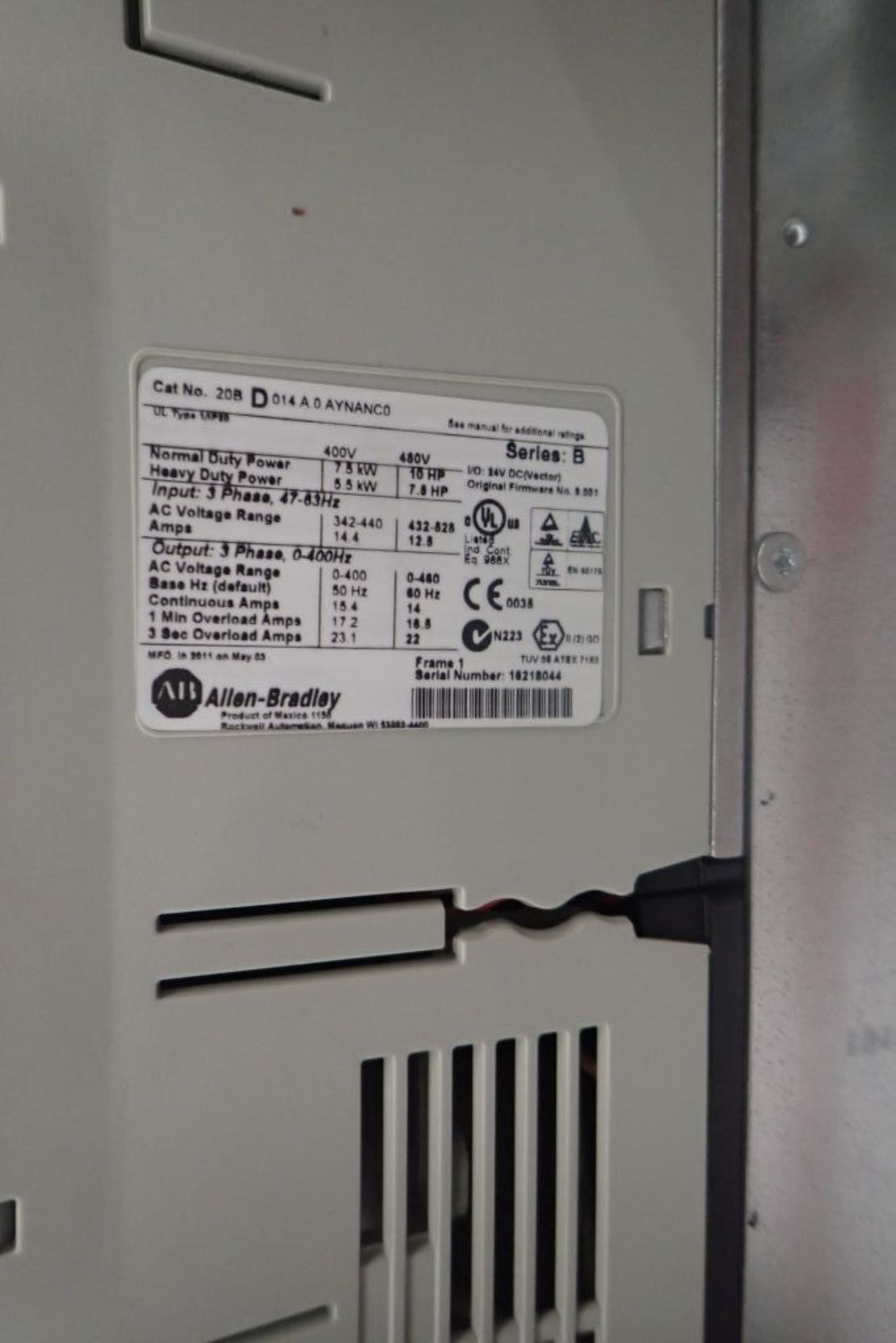 Allen-Bradley Power Flex 700 Drive Panel - Image 12 of 16