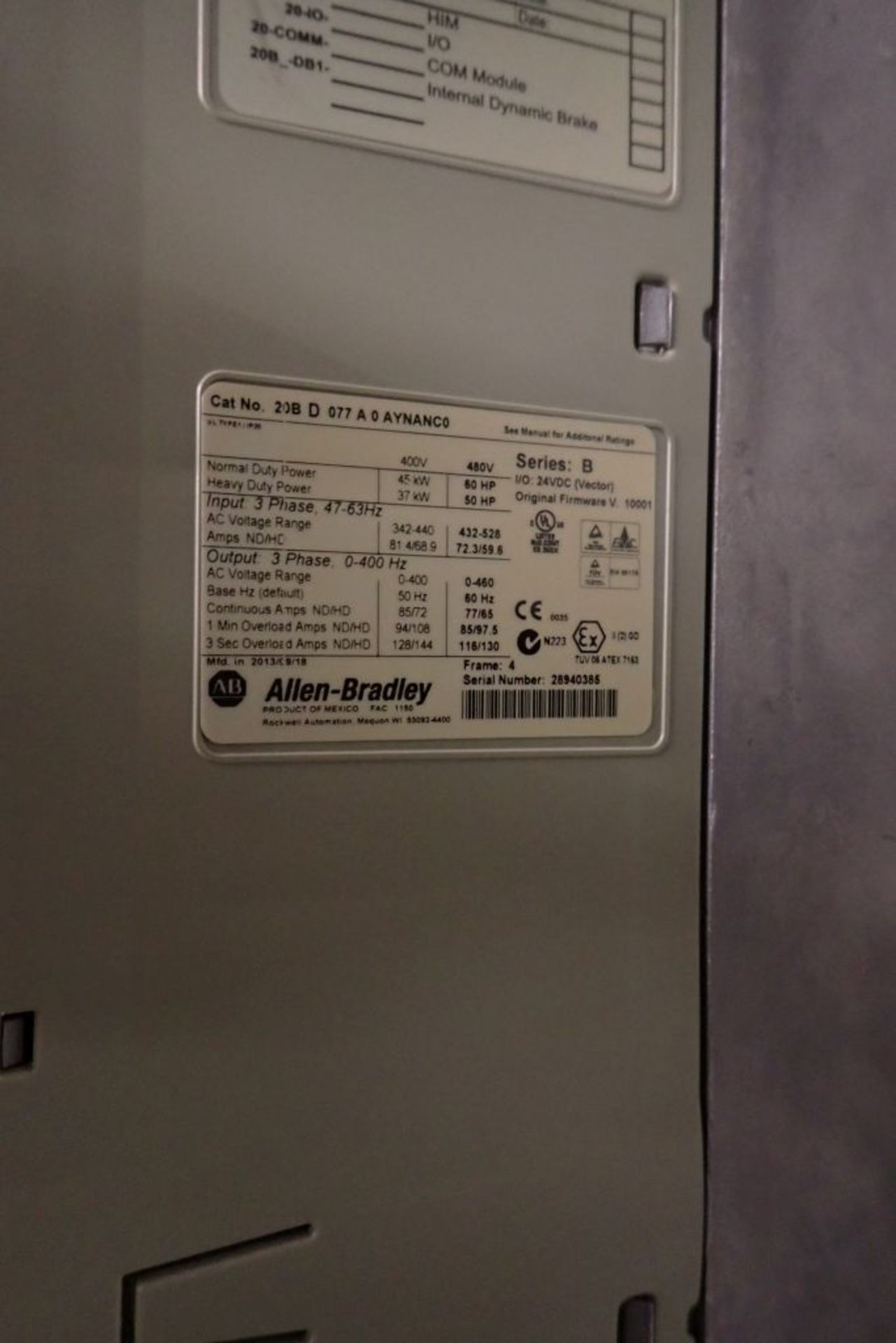 Allen Bradley Powerflex 700 Drive Panel - Image 14 of 18