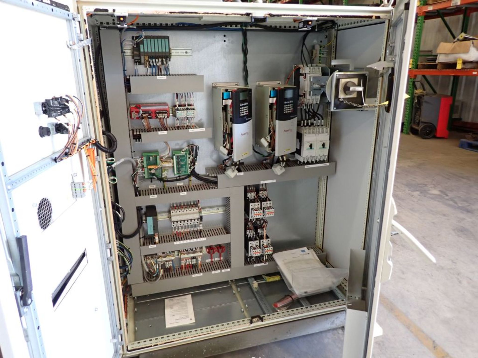 Control Panel with (2) Allen Bradley Powerflex 700 Drives - Image 7 of 20