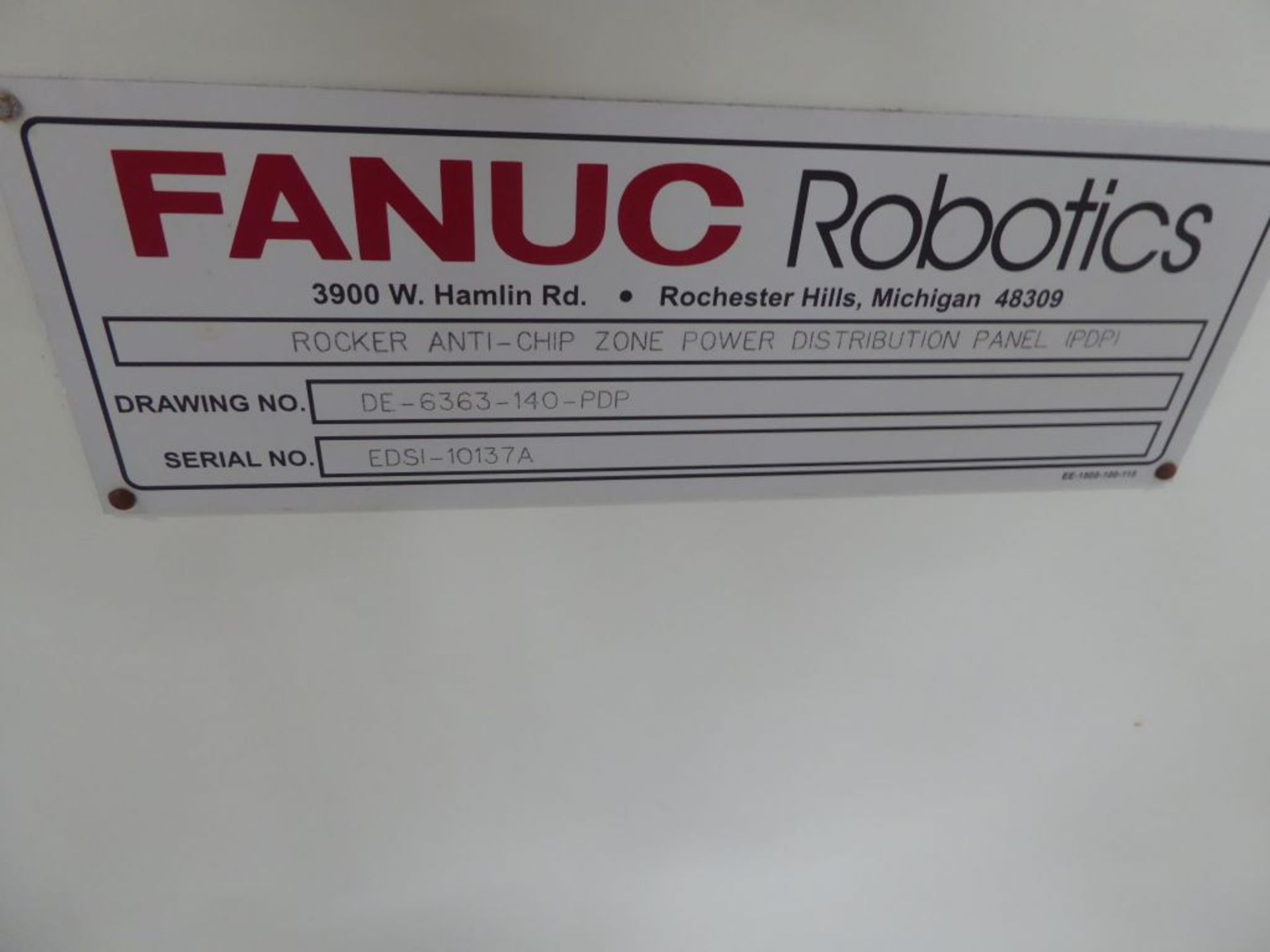 Fanuc Robot Power Distribution Panel - Image 2 of 2