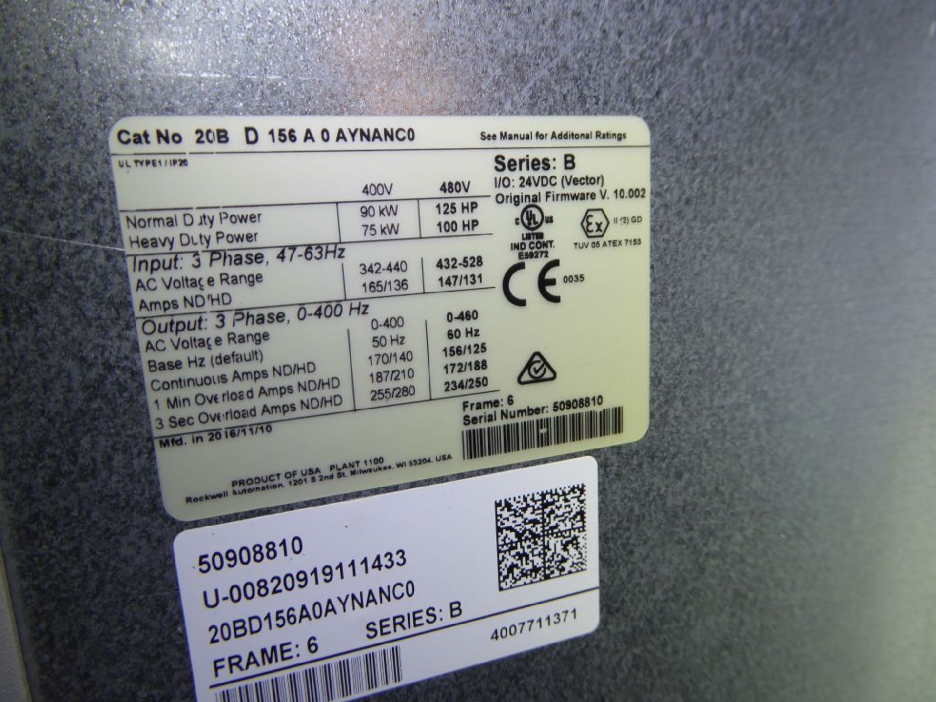 Allen Bradley Powerflex 700 Drive Panel - Image 6 of 25