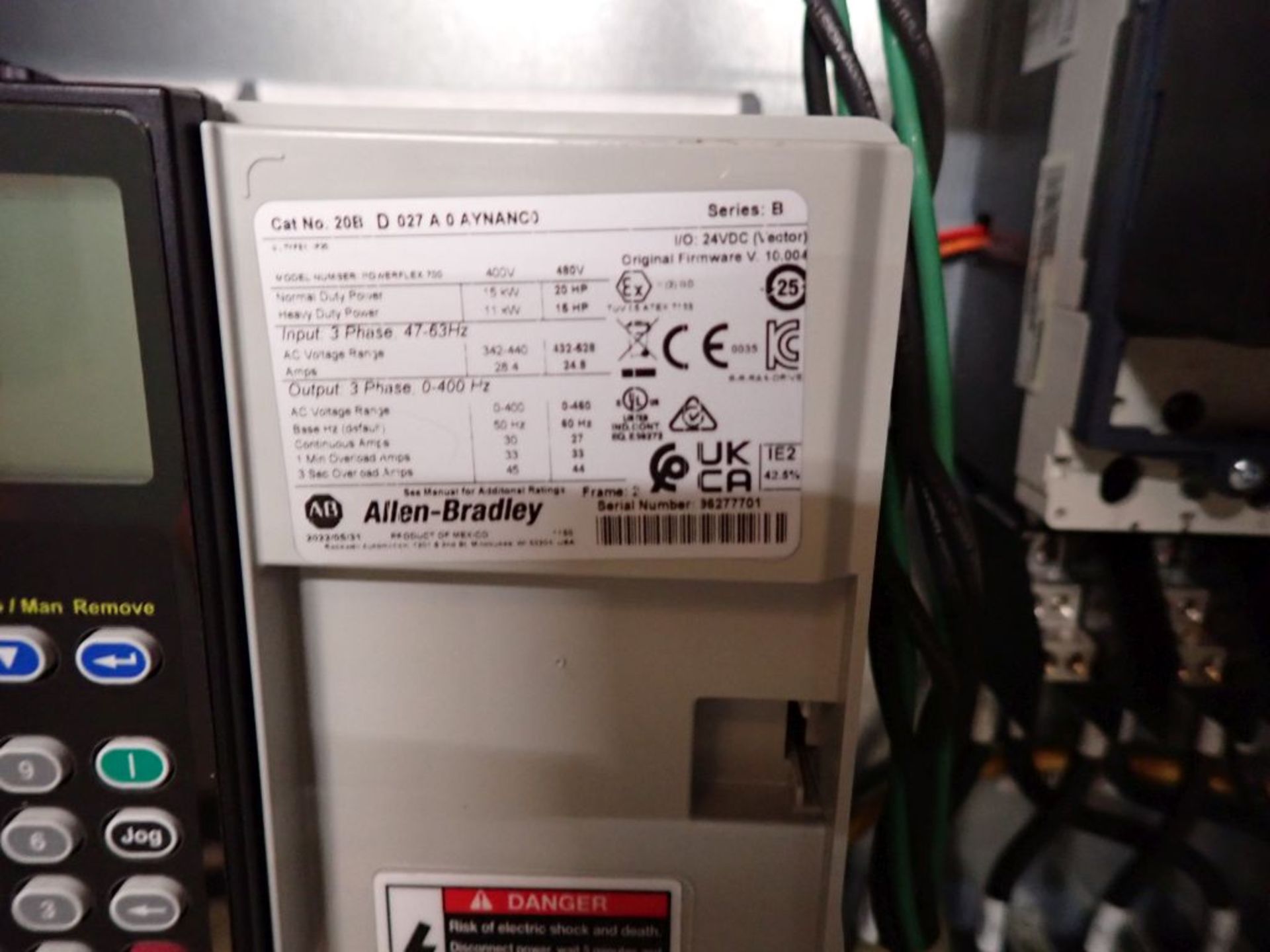 Control Panel with (2) Allen Bradley Powerflex 700 Drives - Image 20 of 25