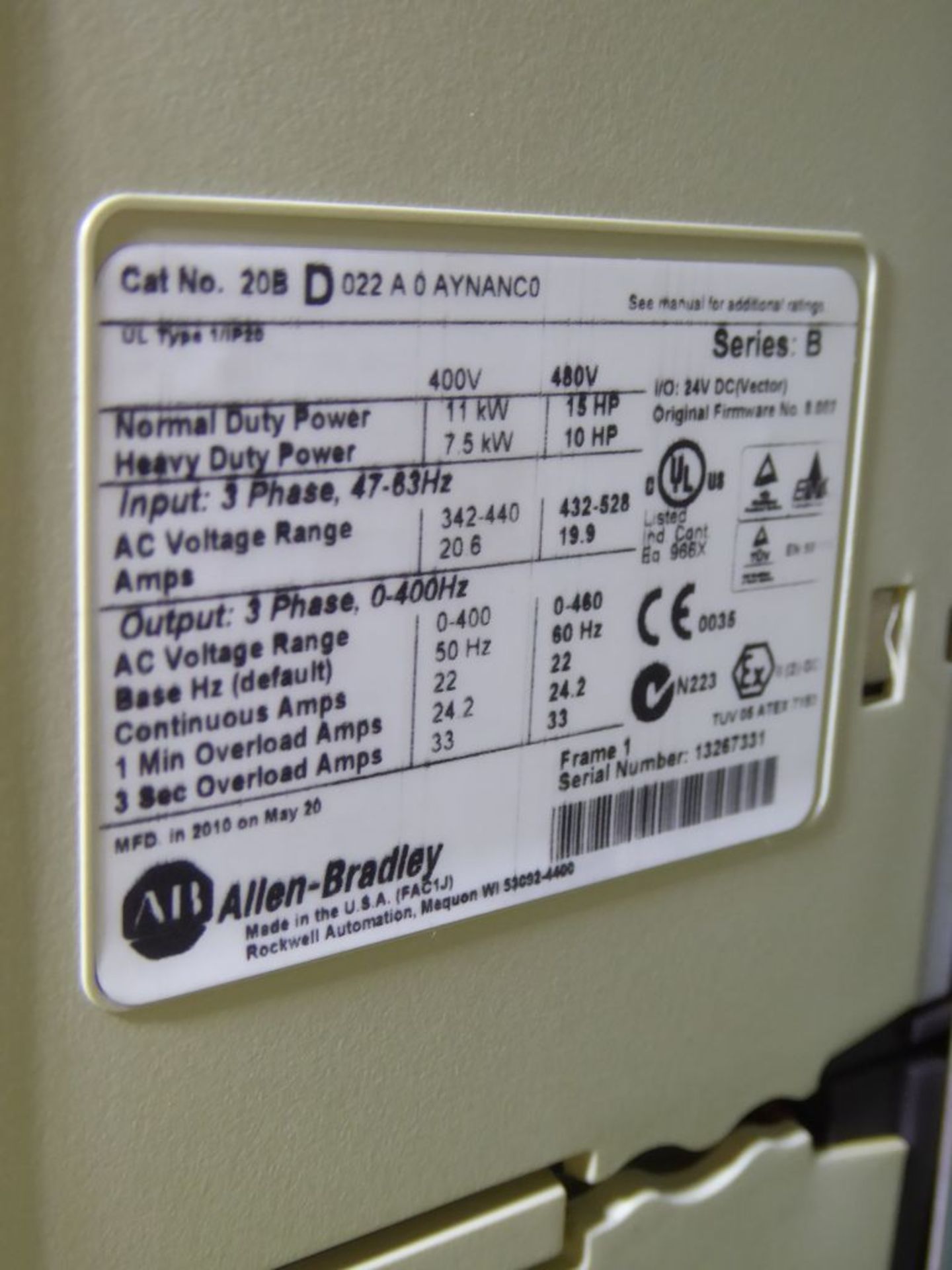 Control Panel with (2) Allen Bradley Powerflex 700 Drives - Image 10 of 37