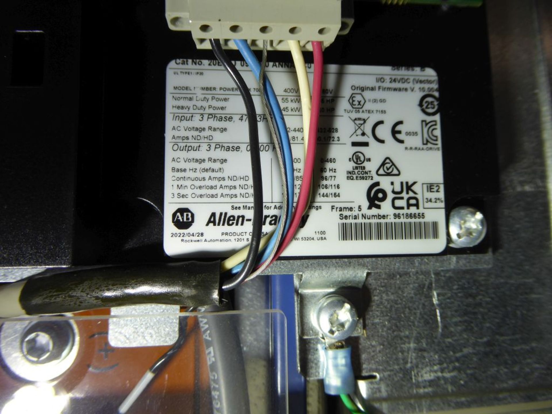 Allen Bradley Powerflex 700 Drive Panel - Image 5 of 17