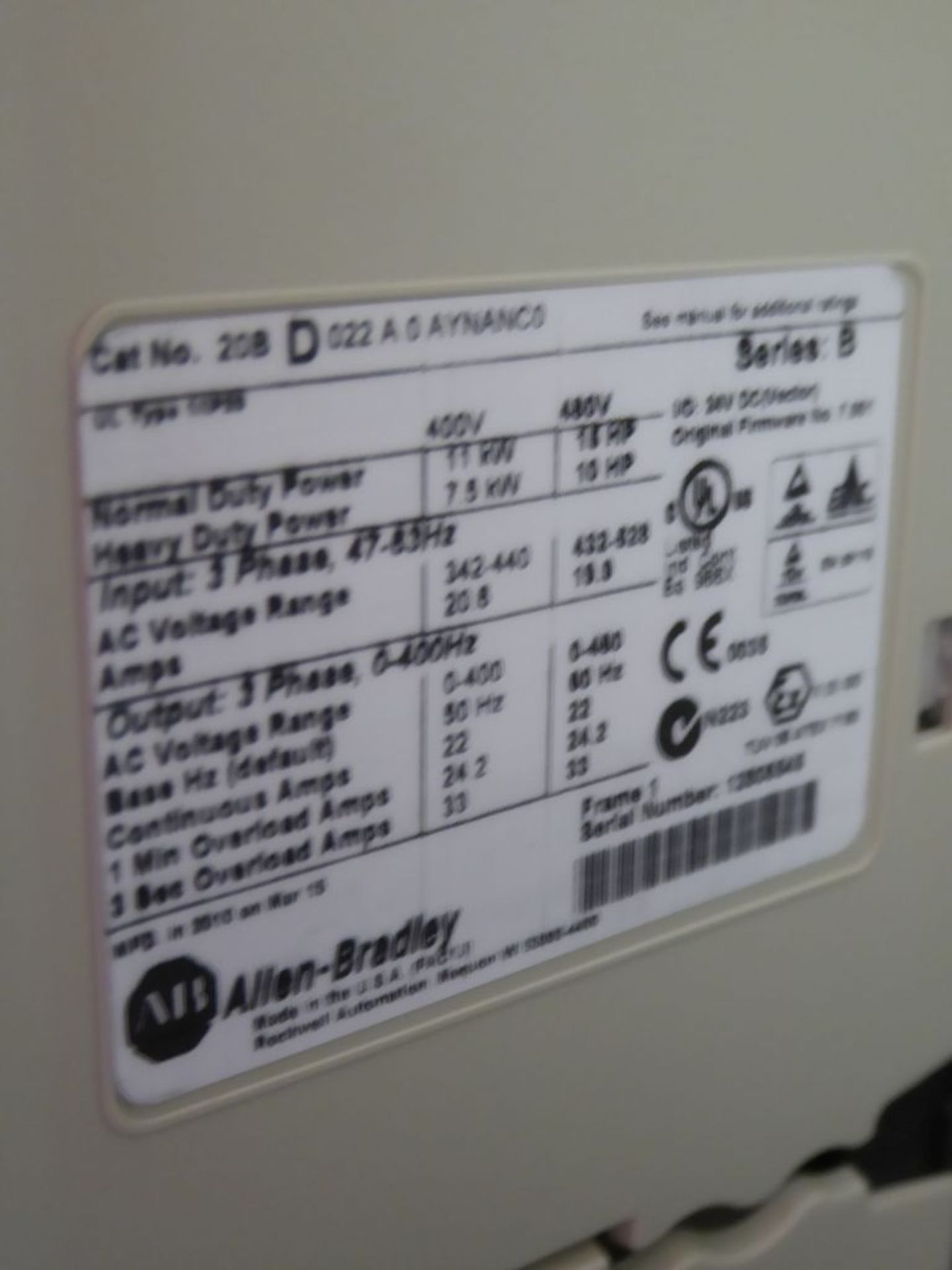 Control Panel w/(2) Allen Bradley Powerflex 700 Drives - Image 9 of 23