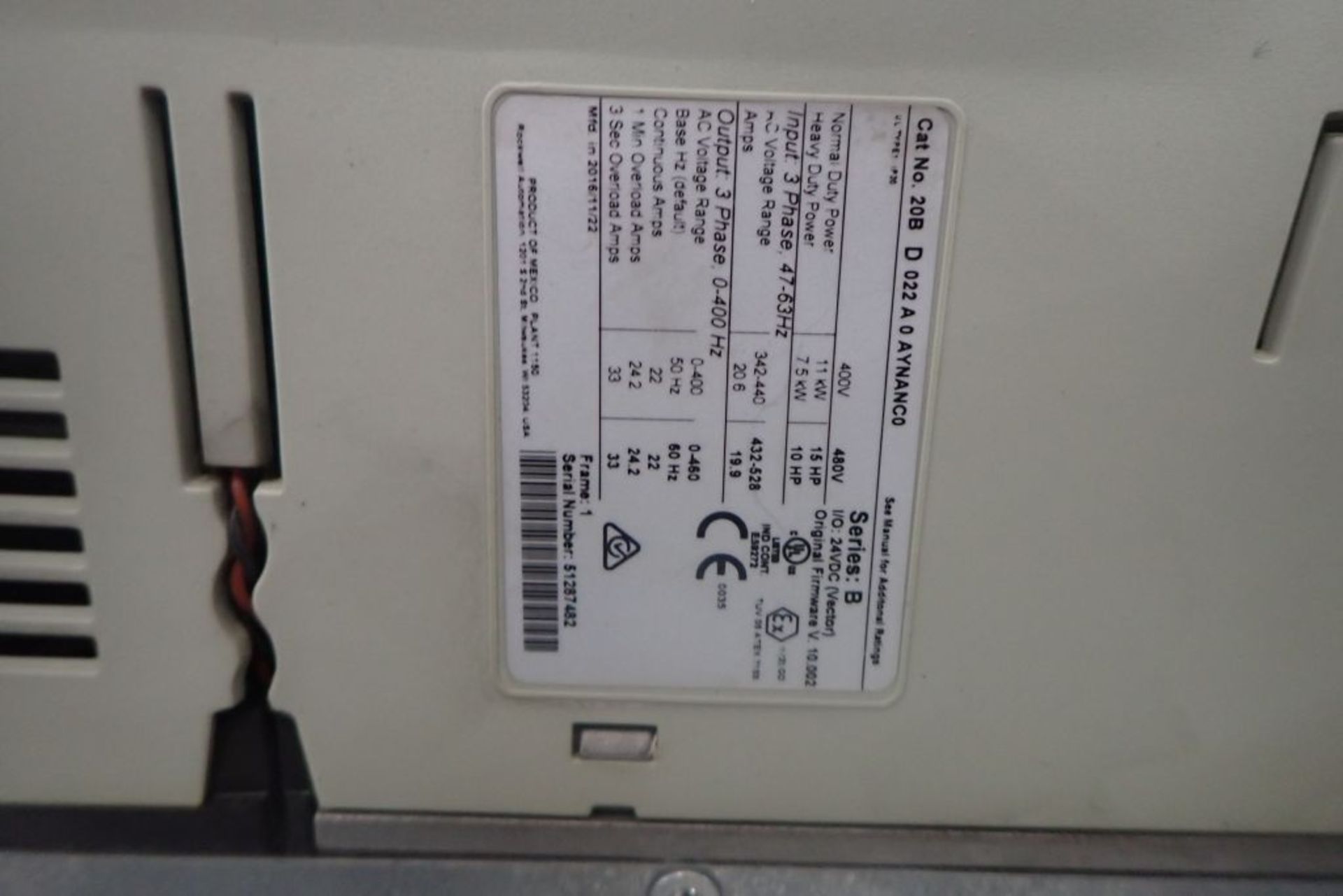 Allen-Bradley Power Flex 700 Drive Panel - Image 13 of 15