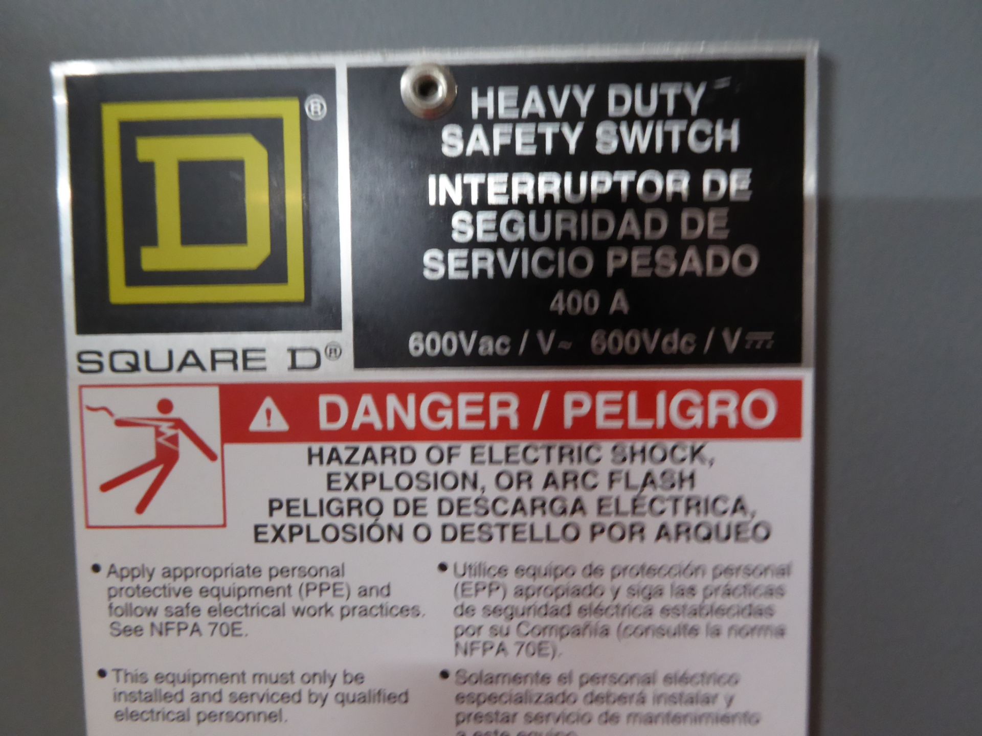 Square D Heavy Duty Safety Switch - Image 3 of 7