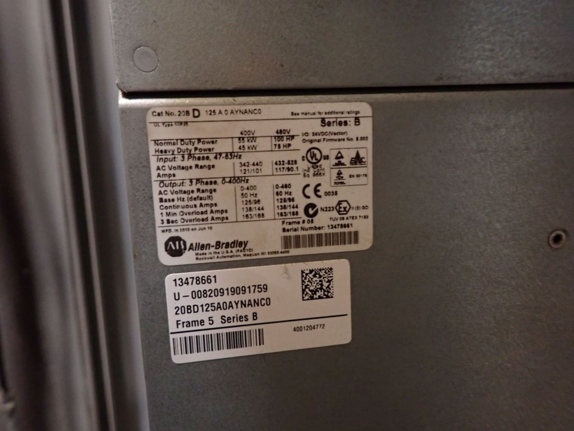 Allen-Bradley Powerflex 700 Drive Panel - Image 11 of 15