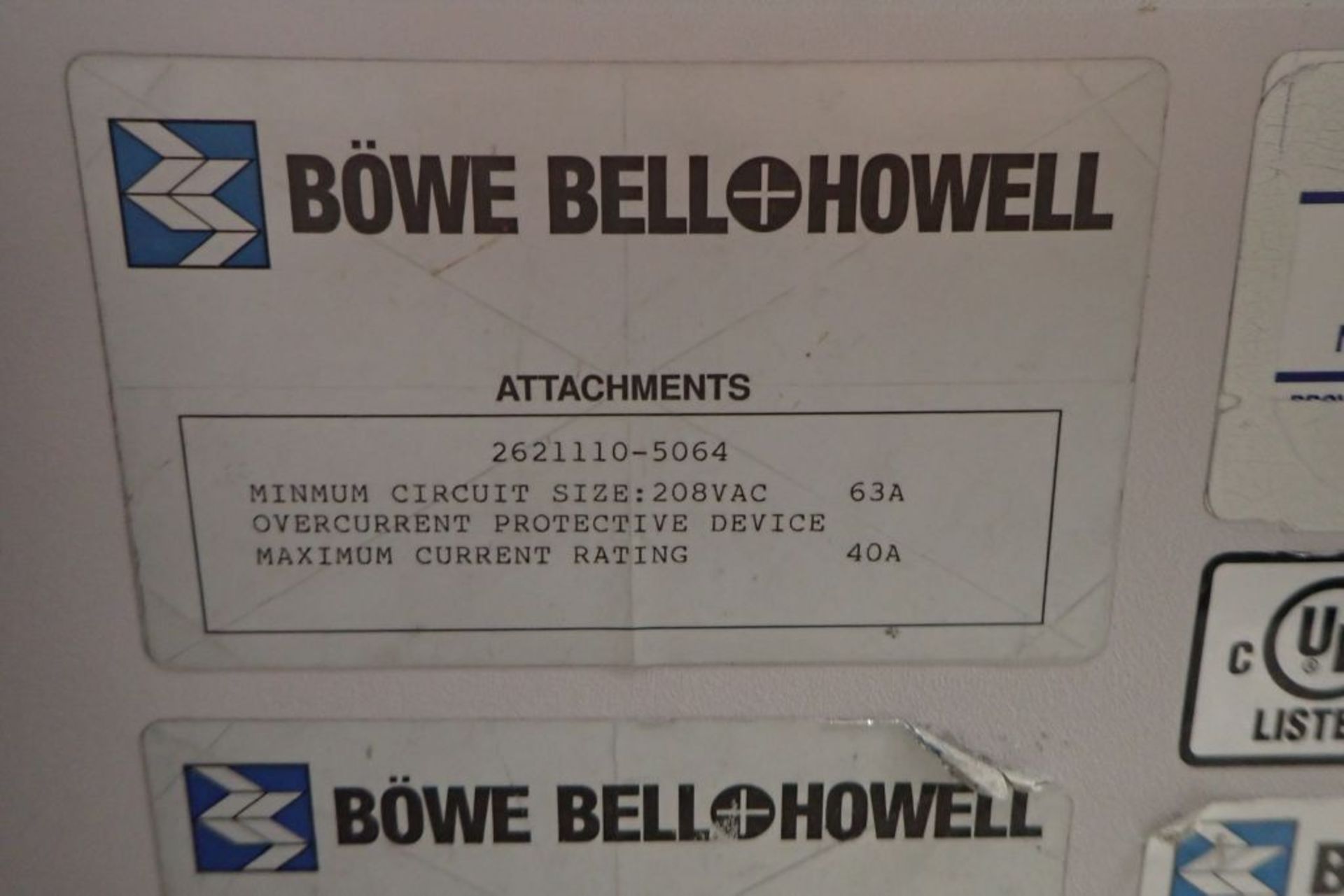 Bowe Bell Howell Criterion IV Sorter - Image 29 of 253