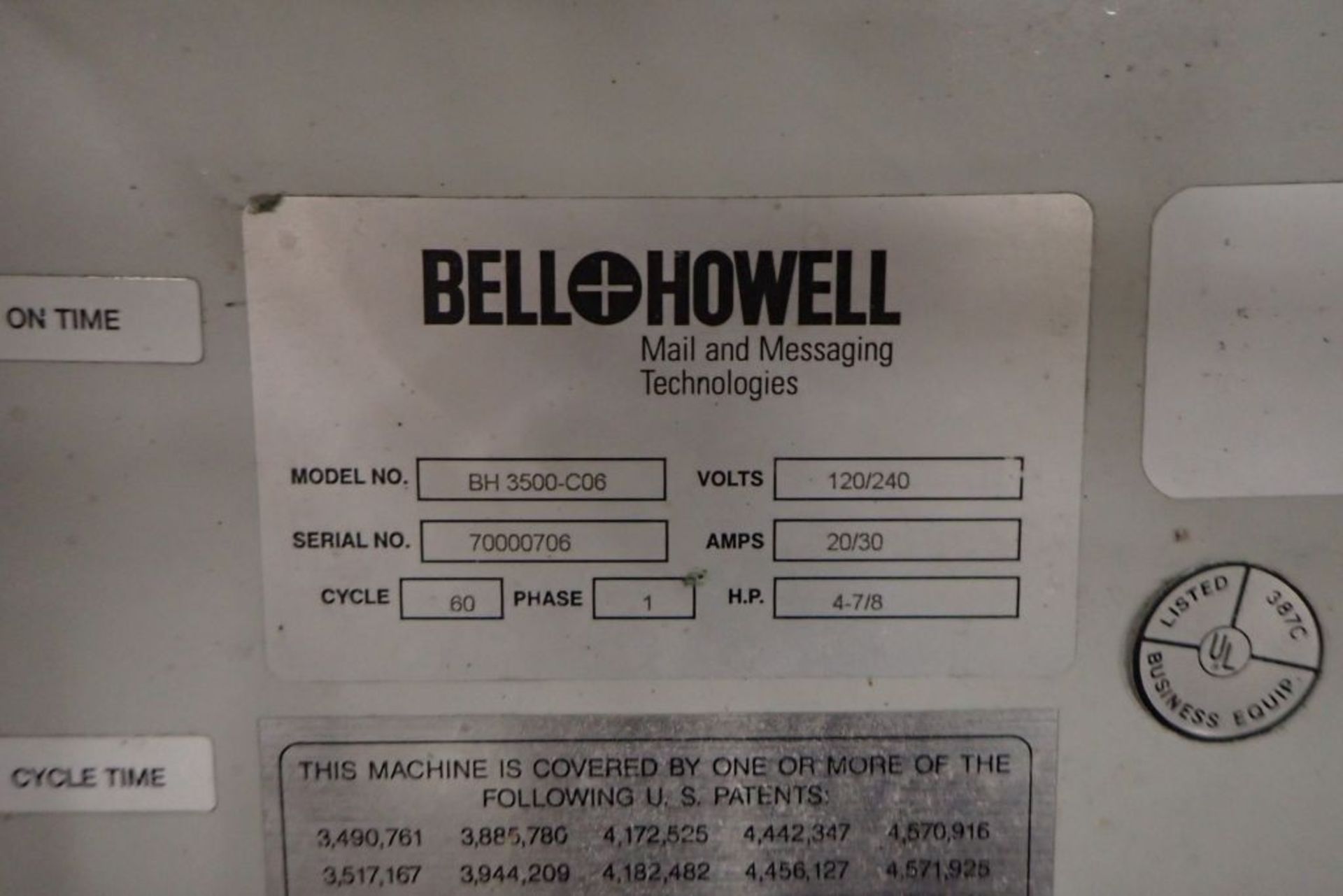 Bowe Bell Howell BH3500 Inserting System - Image 51 of 145