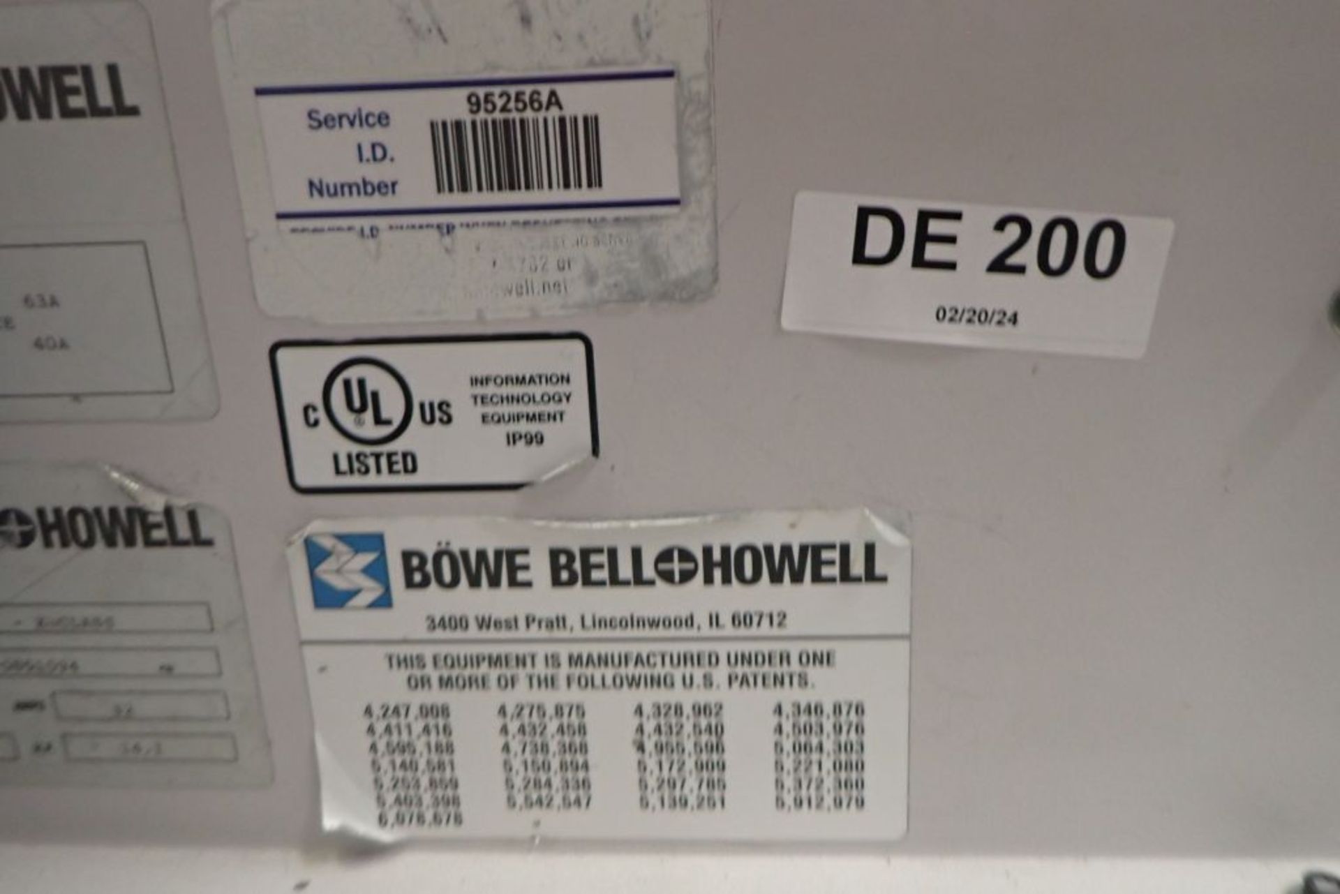 Bowe Bell Howell Criterion IV Sorter - Image 31 of 253