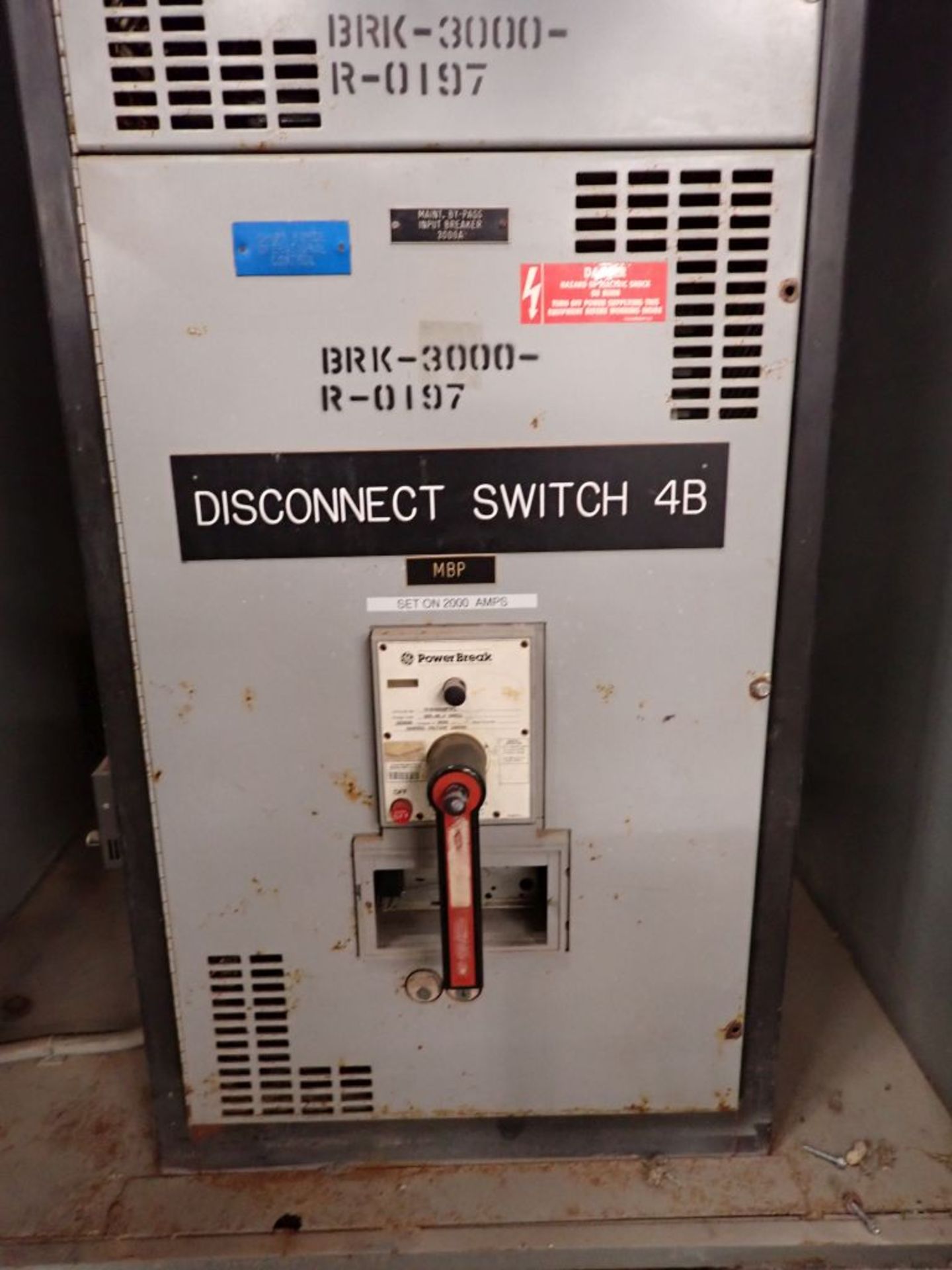 Includes: (2) GE PowerBreak Disconnect Switches, Cat No. TP3030SSFCE1 ...
