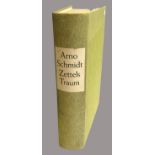 Schmidt, Arno: Zettels Traum. Faksimile-Ausgabe des einseitig beschriebenen, 1330 Blätter umfassend