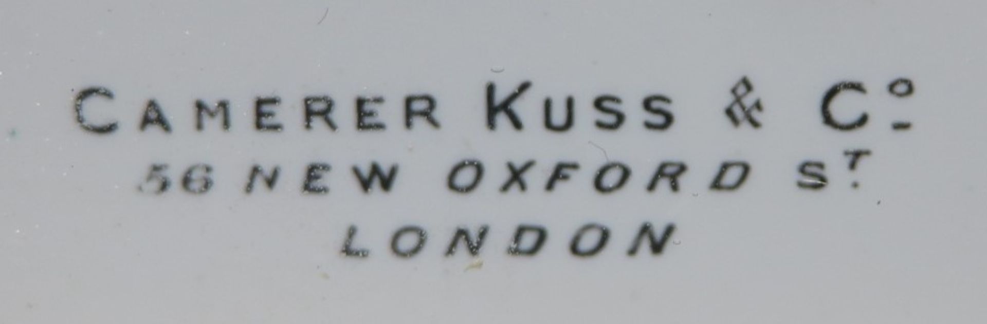 Reiseuhr, England, um 1900, sign. "Camerer Kuss & Co 56 New Oxford Street London", Gehäuse Messing, - Image 2 of 3
