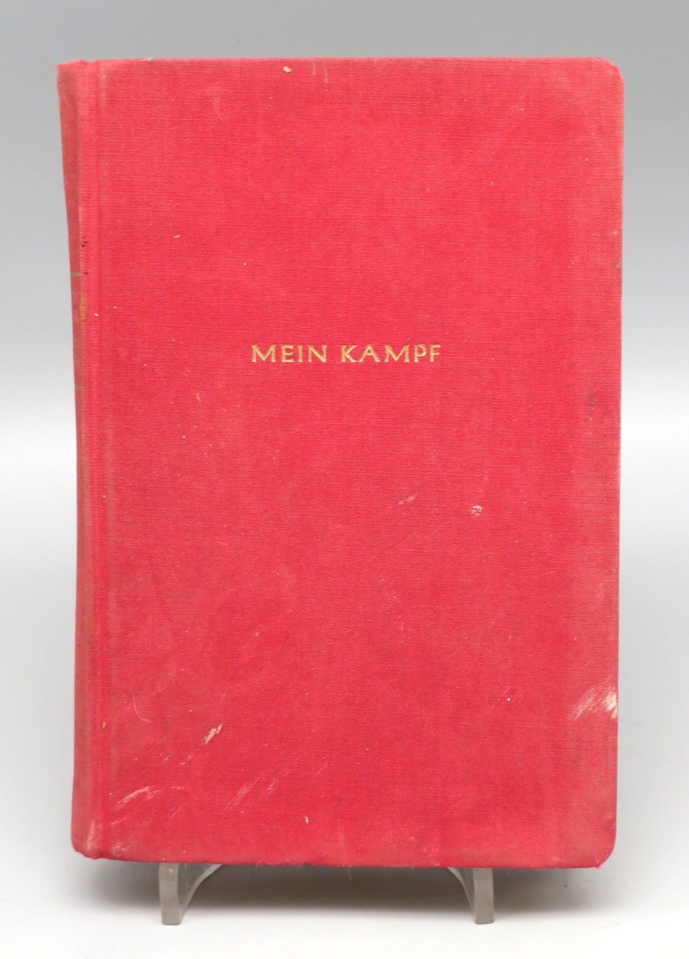 Bd., Adolf Hitler: Mein Kampf. 11. Auflage, 1942, 17 x 11,5 cm.