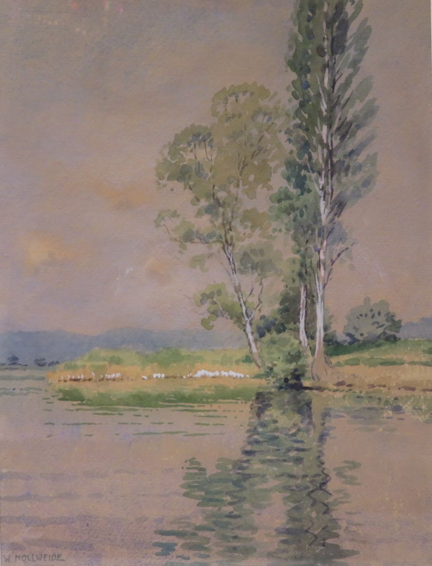Mollweide, Werner, 1889 - 1978, Straßburg - Bodman-Ludwigshafen, deutscher Maler,