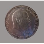 Silbermünze, 3 Mark, Luitpold von Bayern, 1911 D, Silber, 16,6 g, d 3,3 cm.