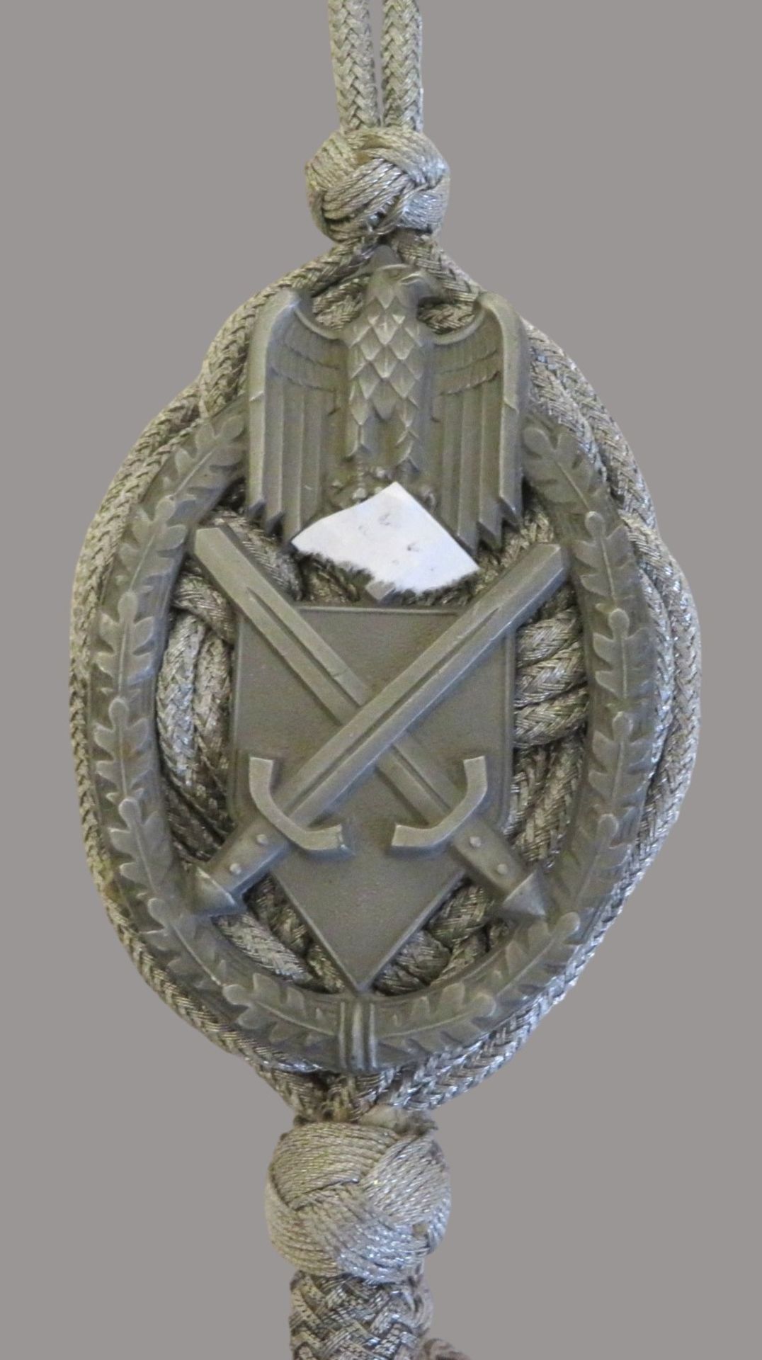 Schützenschnur, 2. Weltkrieg, l 41 cm, d 4,5 cm. - Image 2 of 2