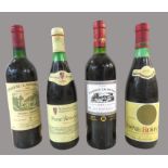 5 Flaschen, Rotwein, Frankreich; 2 Flaschen, Chateau Carbonnieux Pessac-Leognan, 1990/2 Flaschen, V