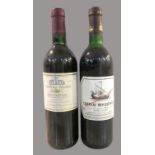 4 Flaschen Rotwein, Frankreich; 2 Flaschen, Chateau Murat, 1995, Haute Médoc/2 Flaschen, Chateau Be