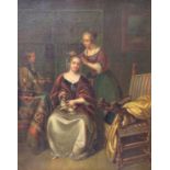 Unbekannt in der Manier Gerard ter Borchs/Terborchs (1617 - 1681, Zwolle - Deventer), 19. Jahrhunde