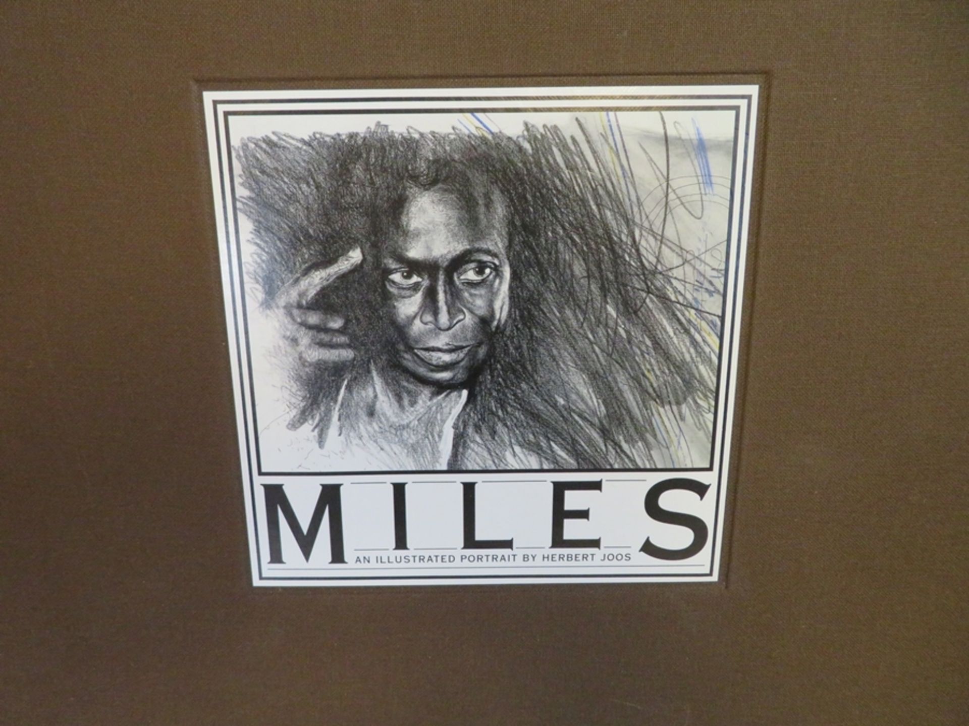 Bd., Joos, Herbert: Miles: An Illustrated Portrait. Kunstbuch mit 35 Zeichnungen/Grafiken von Herbe