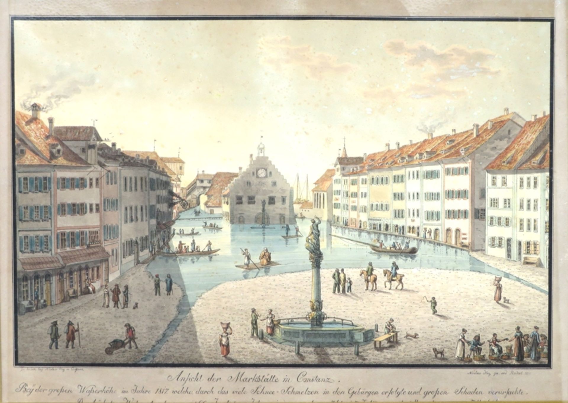 Hug, Nikolaus, 1771 - 1852, Konstanz - ebd., badischer Maler, Kupferstecher und Radierer, 